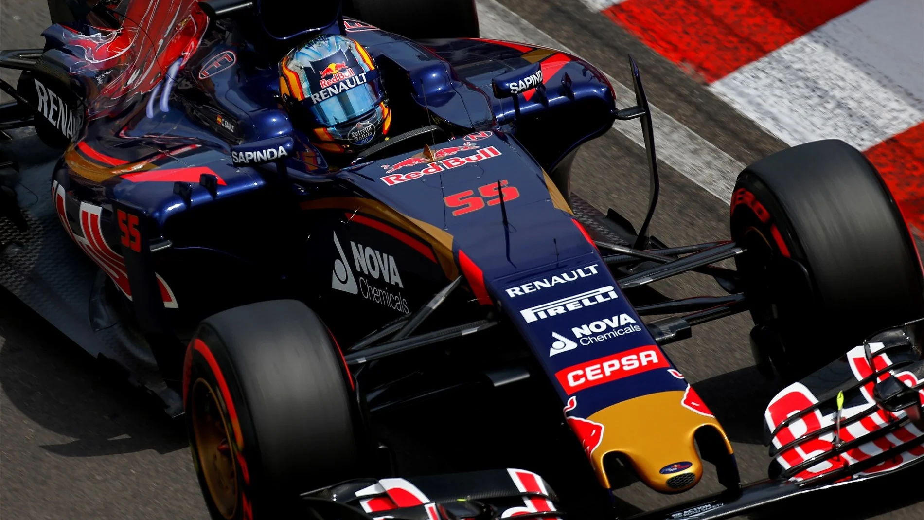 Carlos Sainz (ESP) Scuderia Toro Rosso STR10 at Formula One World Championship, Rd6, Monaco Grand Prix Qualifying, Monte-Carlo, Monaco, Saturday 23 May 2015. © Sutton Motorsport Images