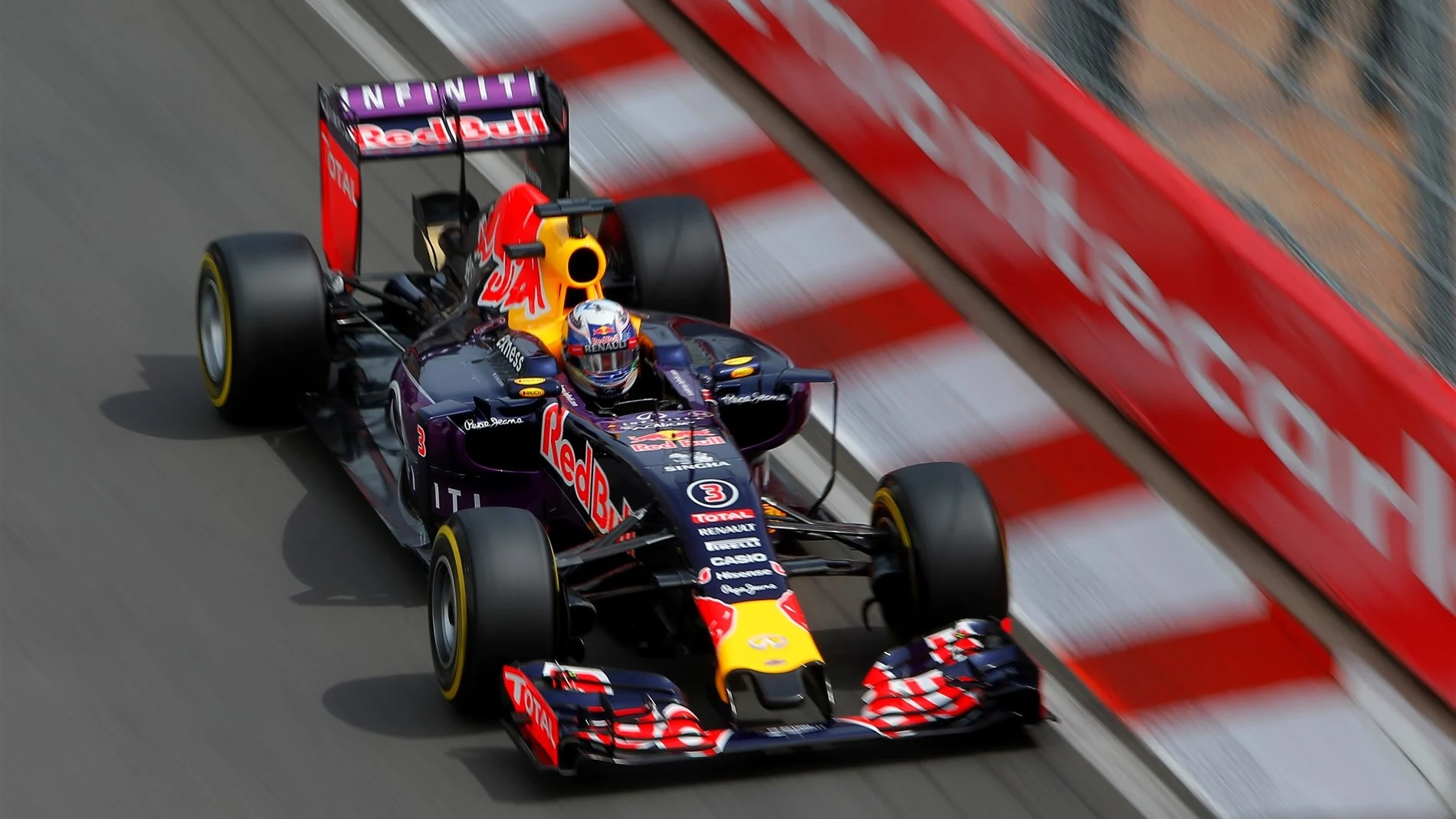 Daniel Ricciardo (AUS) Red Bull Racing RB11 at Formula One World Championship, Rd6, Monaco Grand