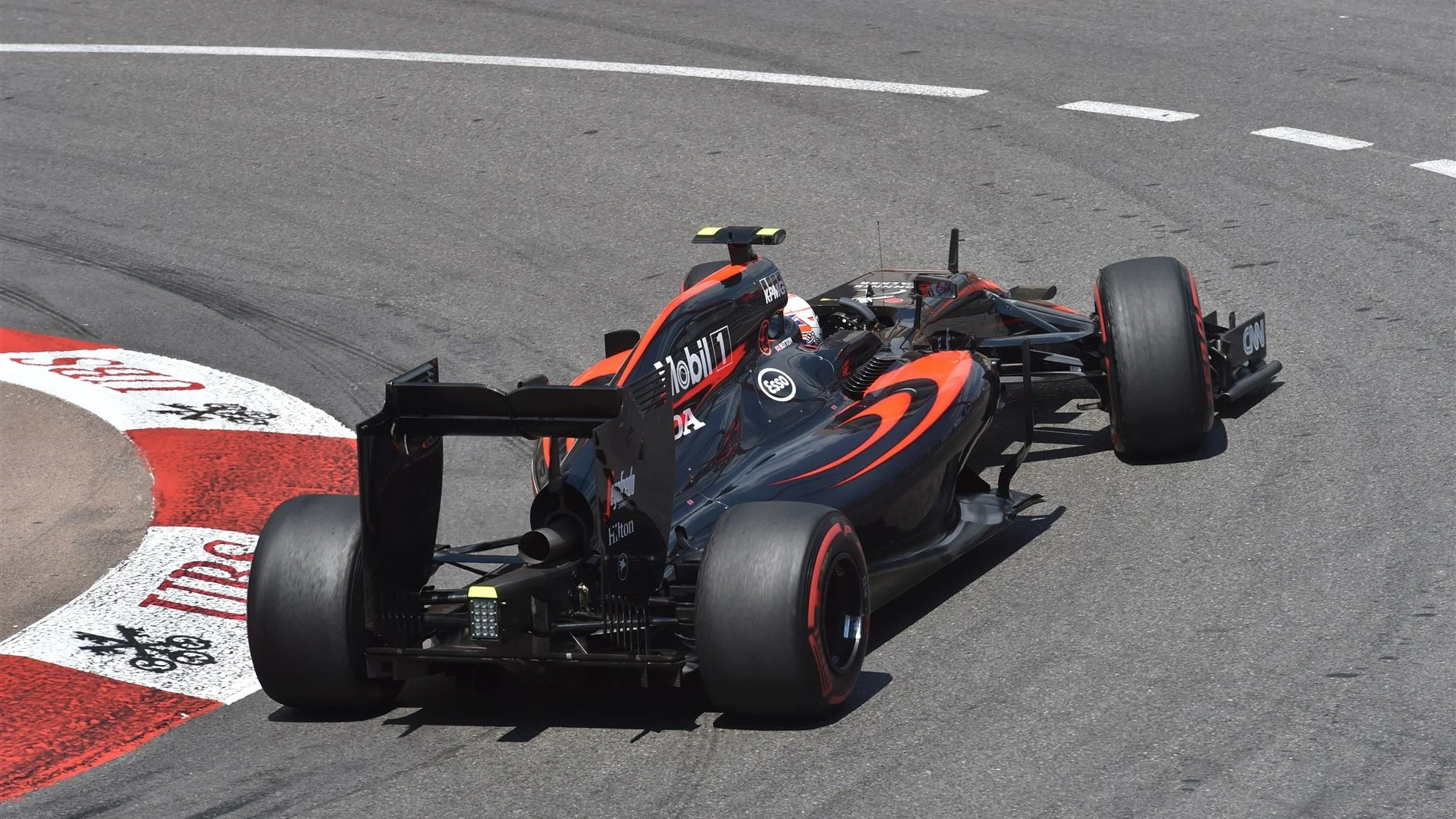 Jenson Button (GBR) McLaren MP4-30 at Formula One World Championship, Rd6, Monaco Grand Prix Race, Monte-Carlo, Monaco, Sunday 24 May 2015. © Sutton Motorsport Images