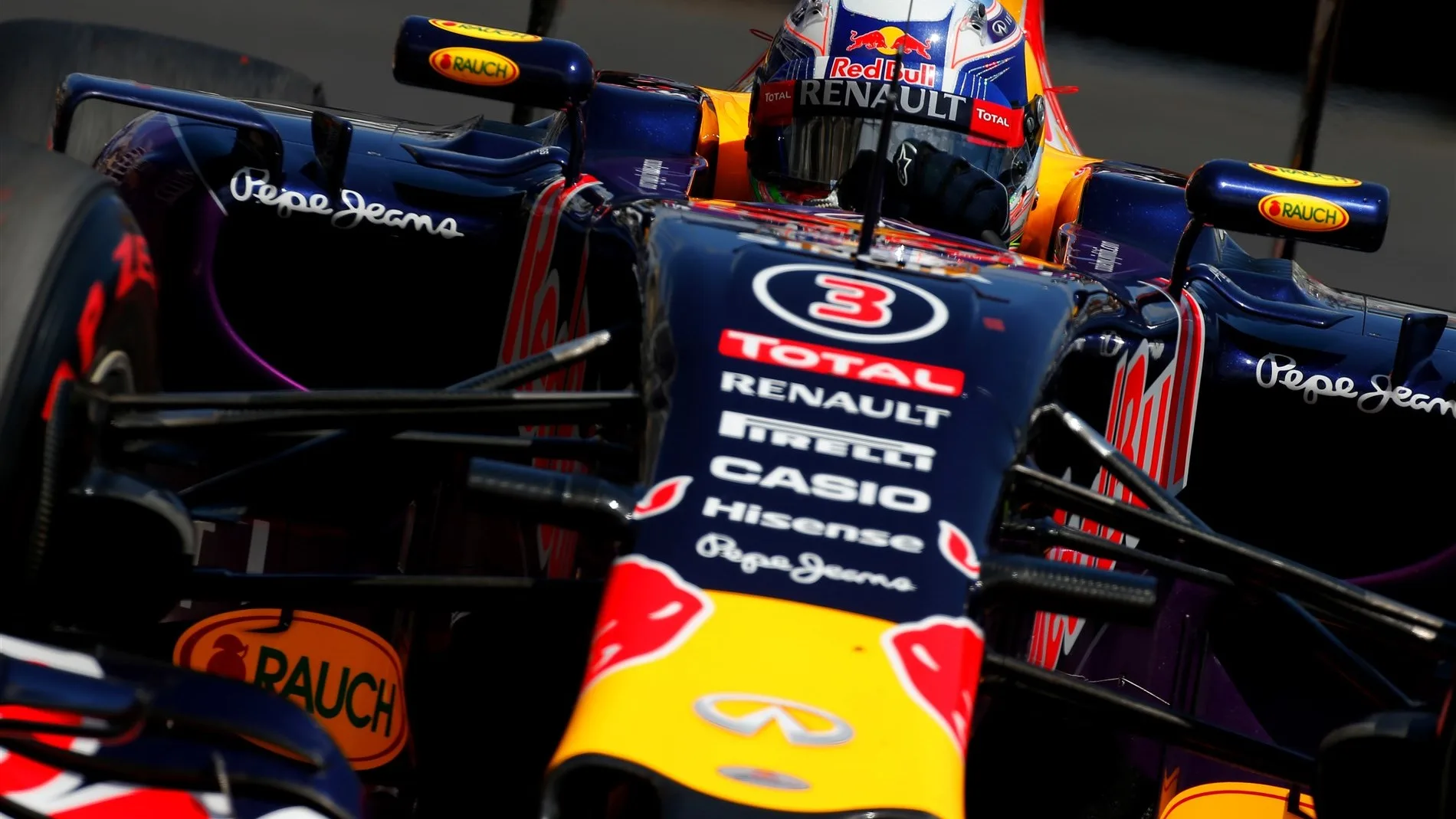 Daniel Ricciardo (AUS) Red Bull Racing RB11 at Formula One World Championship, Rd6, Monaco Grand