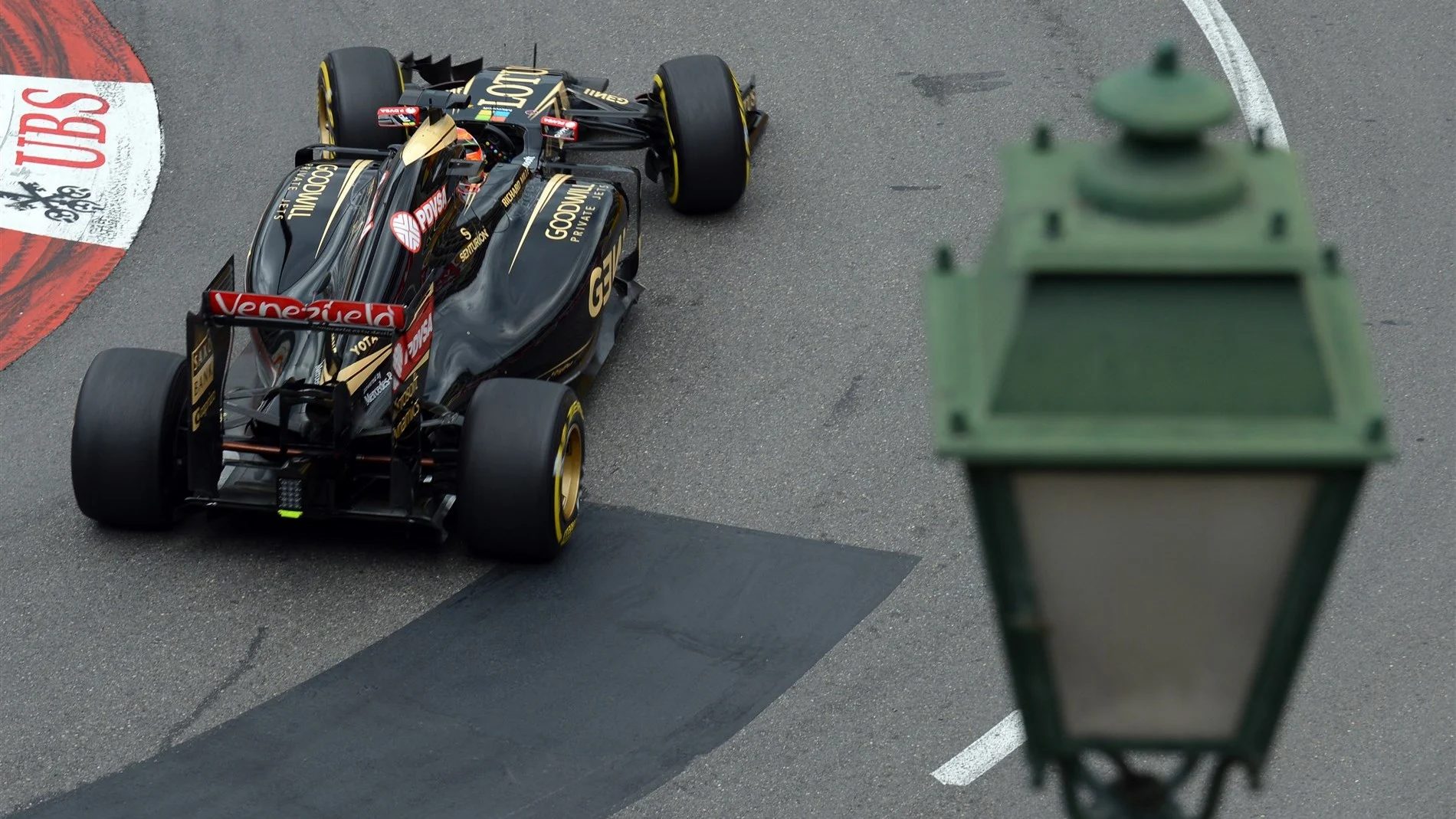 Romain Grosjean (FRA) Lotus E23 Hybrid at Formula One World Championship, Rd6, Monaco Grand Prix Practice, Monte-Carlo, Monaco, Thursday 21  May 2015. © Sutton Motorsport Images