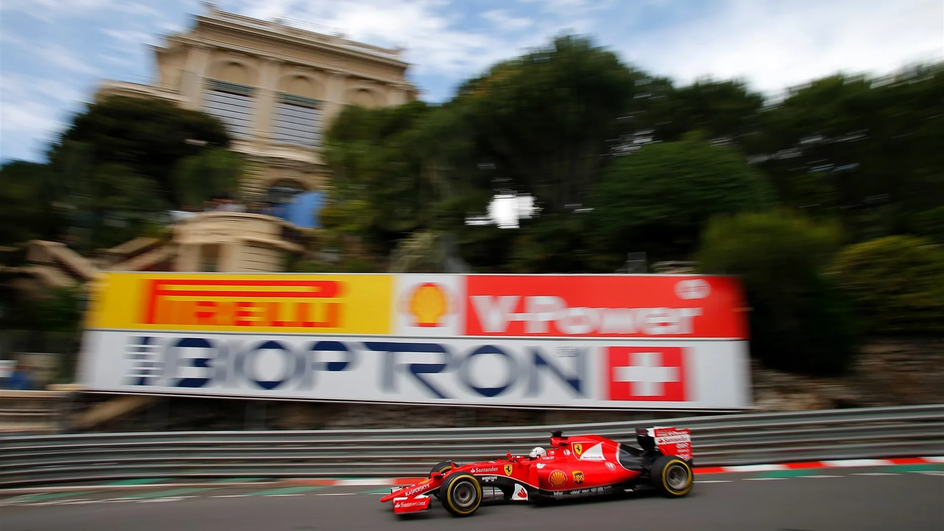 Sebastian Vettel (GER) Ferrari SF15-T at Formula One World Championship, Rd6, Monaco Grand Prix