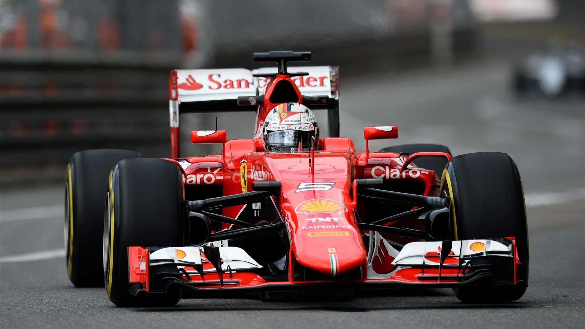Sebastian Vettel (GER) Ferrari SF15-T at Formula One World Championship, Rd6, Monaco Grand Prix