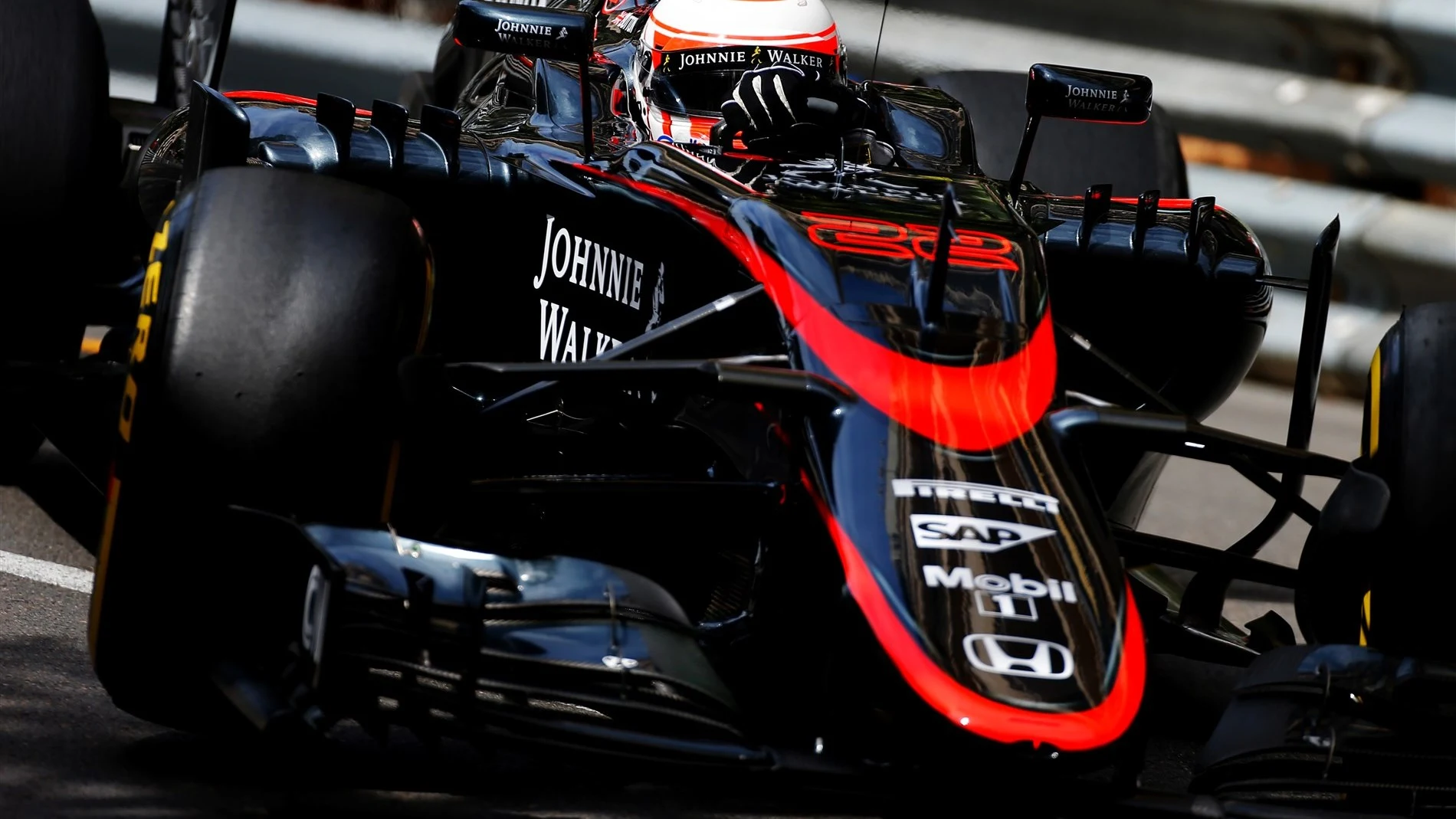 Jenson Button (GBR) McLaren MP4-30 at Formula One World Championship, Rd6, Monaco Grand Prix Practice, Monte-Carlo, Monaco, Thursday 21  May 2015. © Sutton Motorsport Images