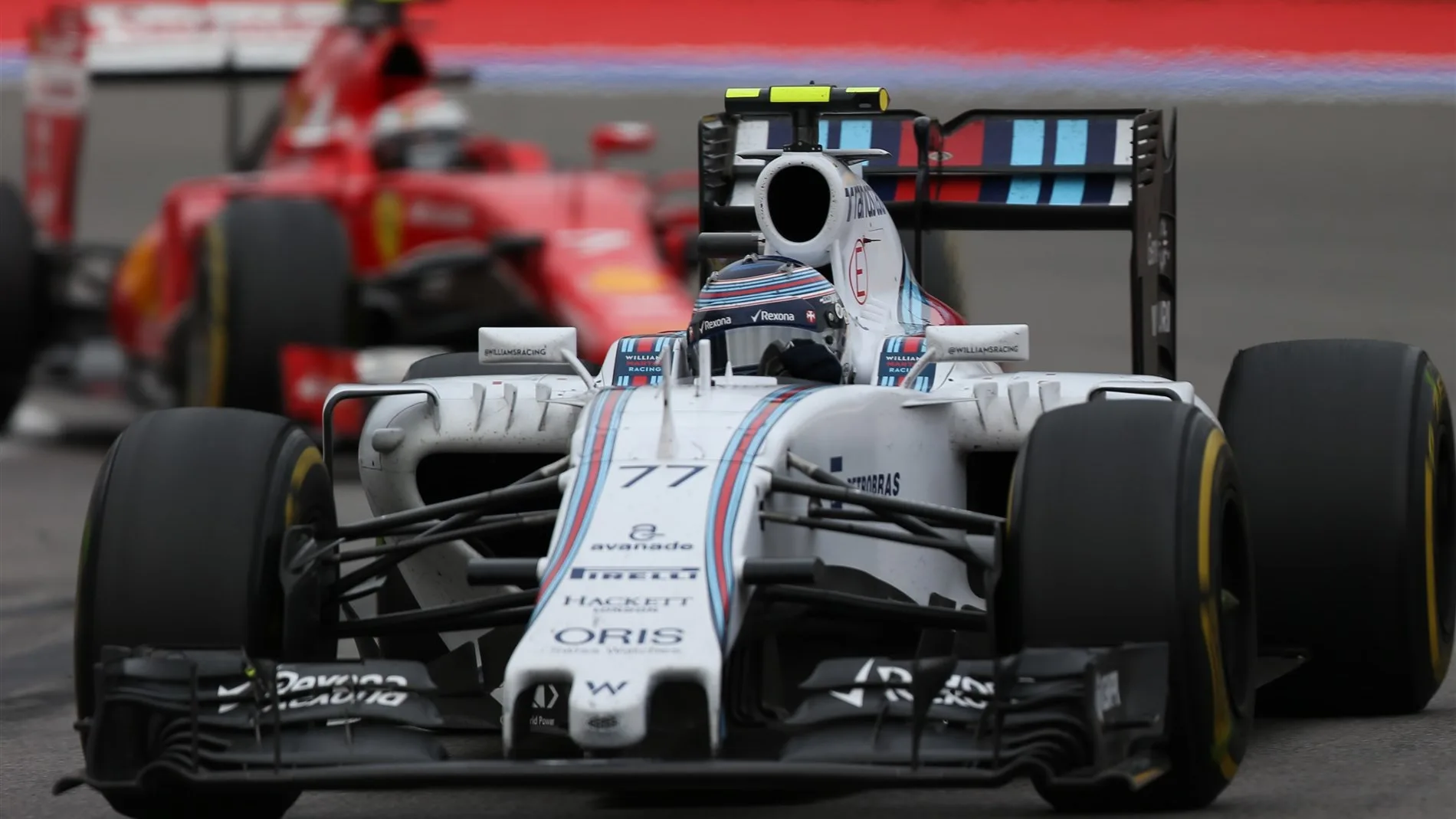 Valtteri Bottas (FIN) Williams FW37 at Formula One World Championship, Rd15, Russian Grand Prix, Race, Sochi Autodrom, Sochi, Krasnodar Krai, Russia, Sunday 11 October 2015. © Sutton Motorsport Images