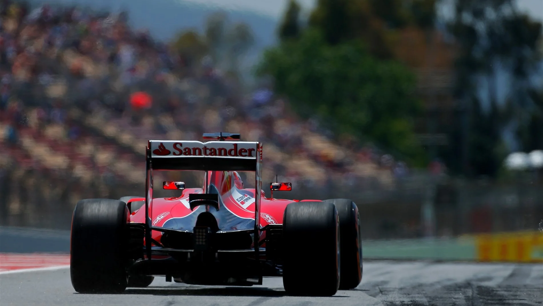 Sebastian Vettel (GER) Ferrari SF15-T at Formula One World Championship, Rd5, Spanish Grand Prix Practice, Barcelona, Spain, Friday 8 May 2015. © Sutton Motorsport Images