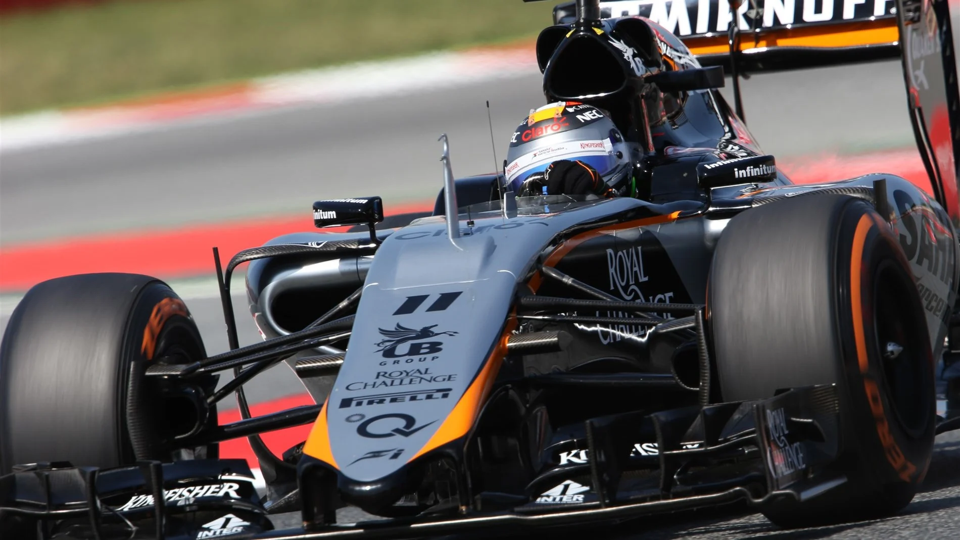 Sergio Perez (MEX) Force India VJM08 at Formula One World Championship, Rd5, Spanish Grand Prix