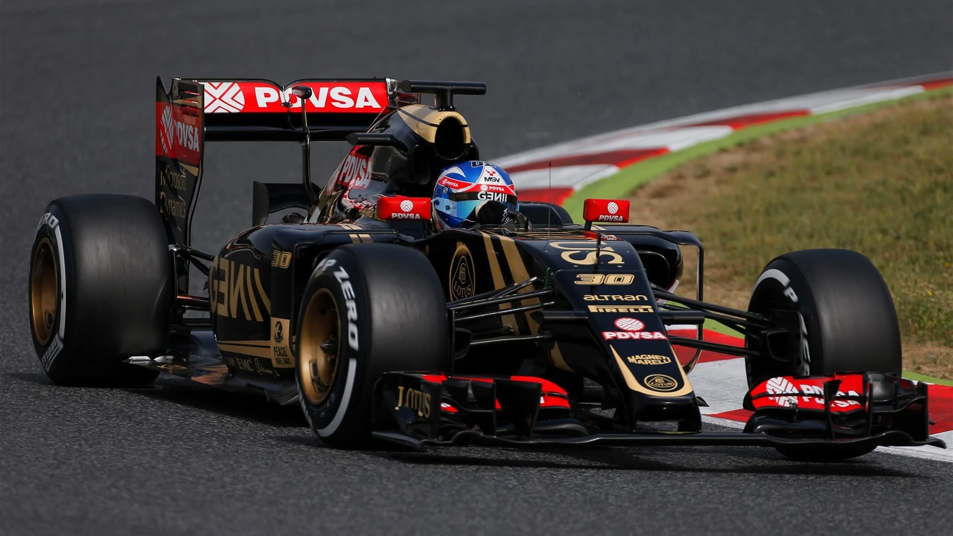 Jolyon Palmer (GBR) Lotus E23 Hybrid at Formula One Testing, Day One, Barcelona, Spain, 12 May 2015. © Sutton Motorsport Images