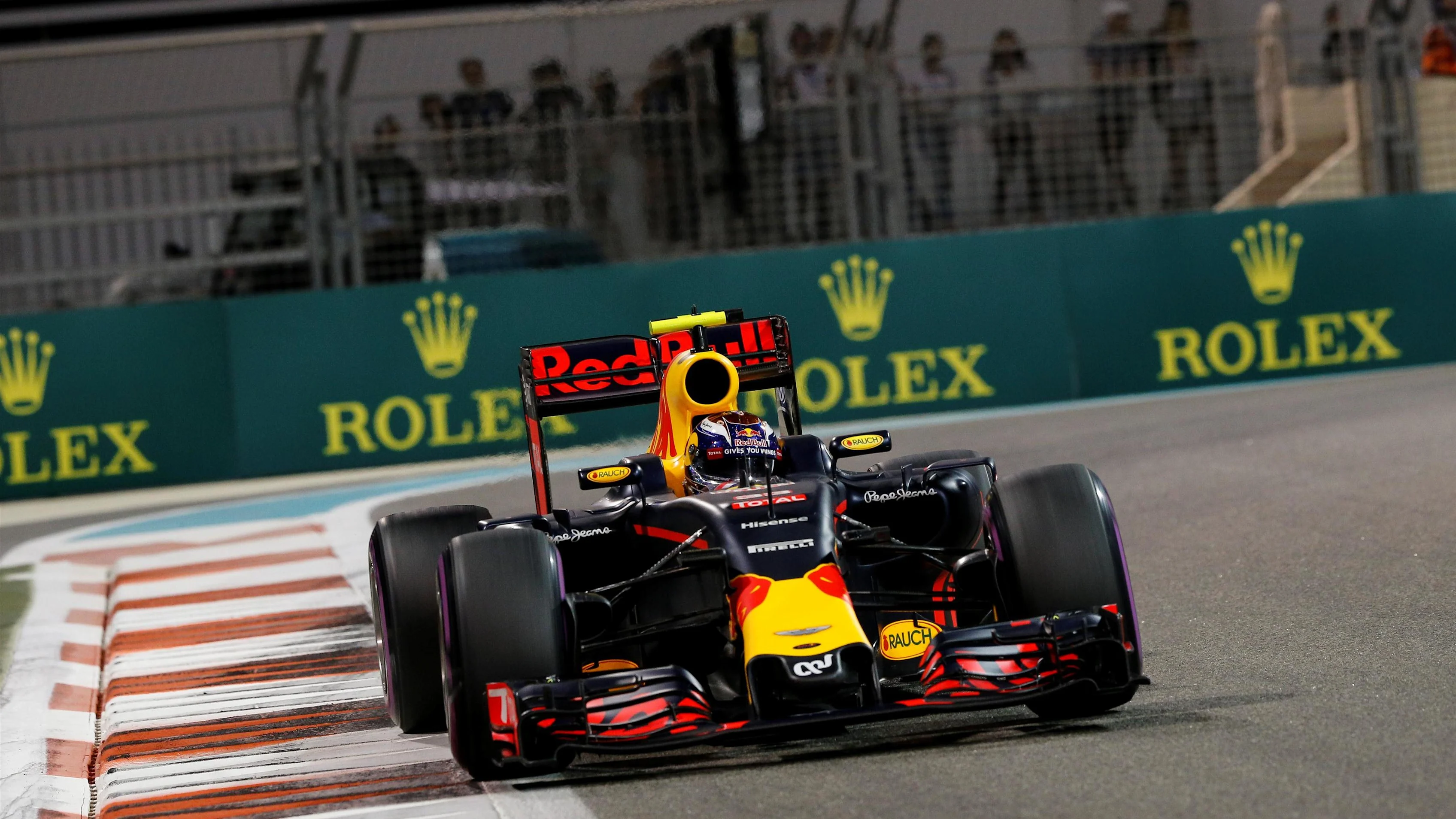 Max Verstappen (NED) Red Bull Racing RB12 at Formula One World Championship, Rd21, Abu Dhabi Grand