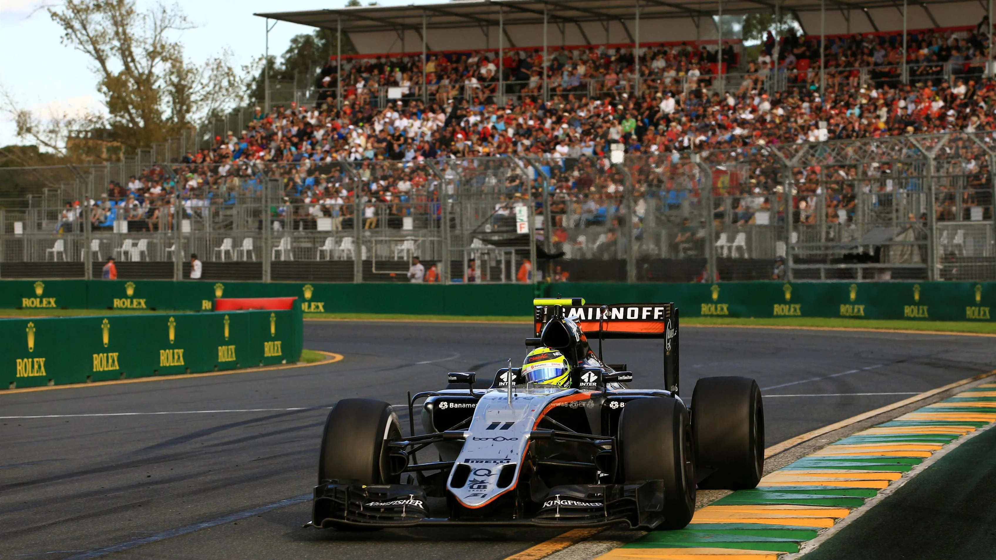 Sergio Perez (MEX) Force India VJM09 at Formula One World Championship, Rd1, Australian Grand Prix,