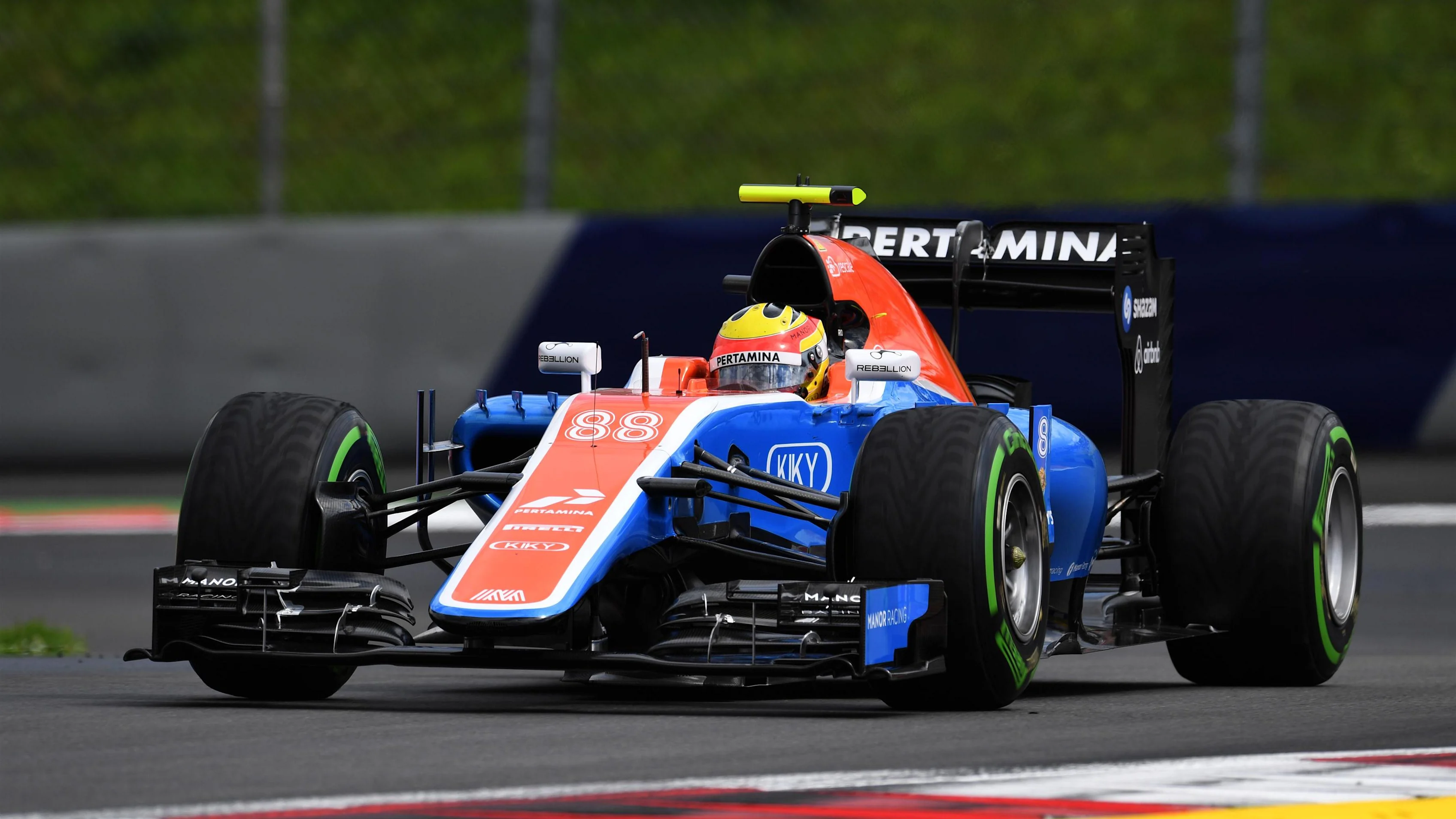 Rio Haryanto (IDN) Manor Racing MRT05 at Formula One World Championship, Rd9, Austrian Grand Prix, Practice, Spielberg, Austria, Friday 1 July 2016. © Sutton Images