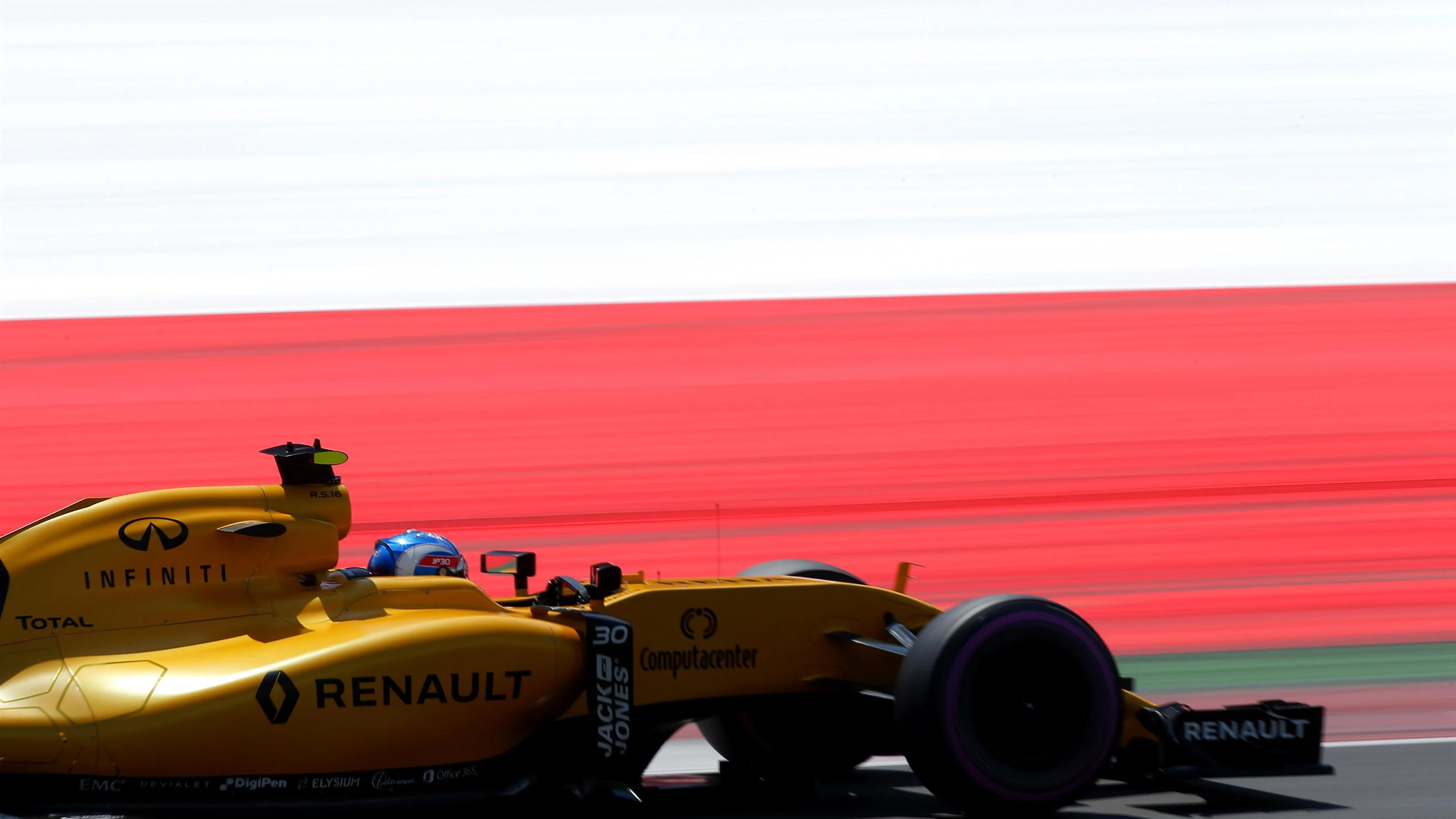 Jolyon Palmer (GBR) Renault Sport F1 Team RS16 at Formula One World Championship, Rd9, Austrian Grand Prix, Qualifying, Spielberg, Austria, Saturday 2 July 2016. © Sutton Images