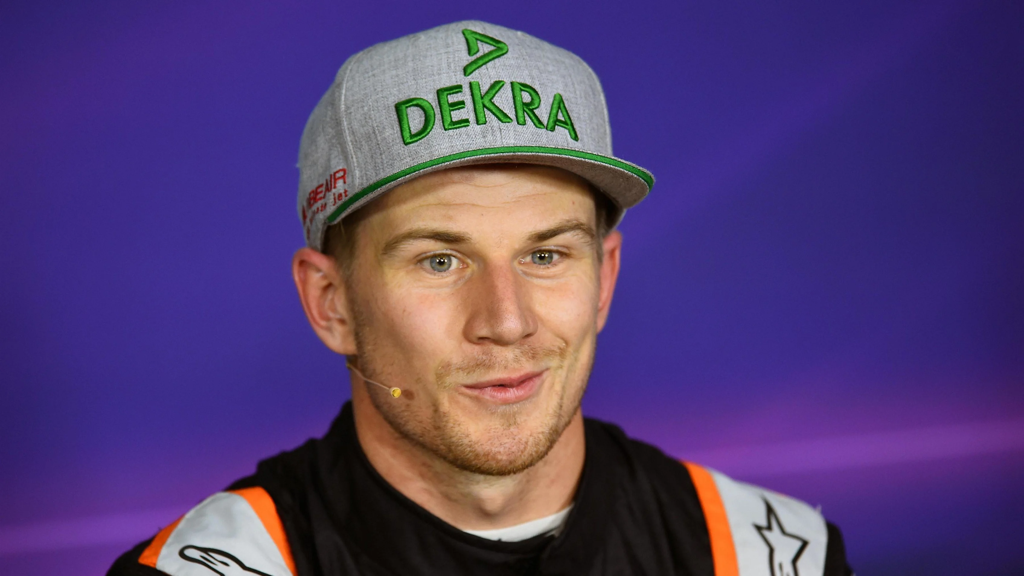 Nico Hulkenberg (GER) Force India F1 in the Press Conference at Formula One World Championship,