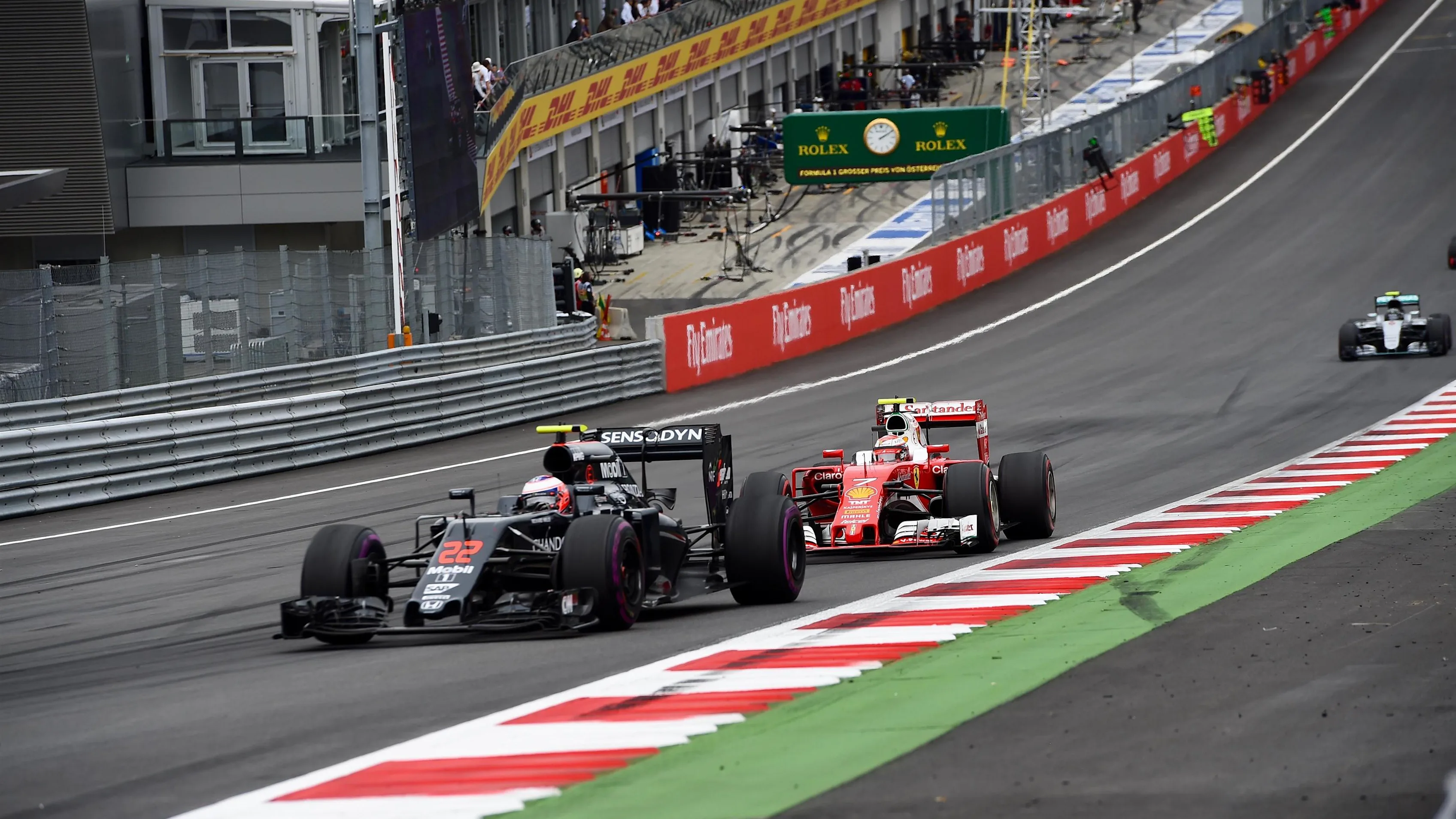 Jenson Button (GBR) McLaren MP4-31 at Formula One World Championship, Rd9, Austrian Grand Prix,