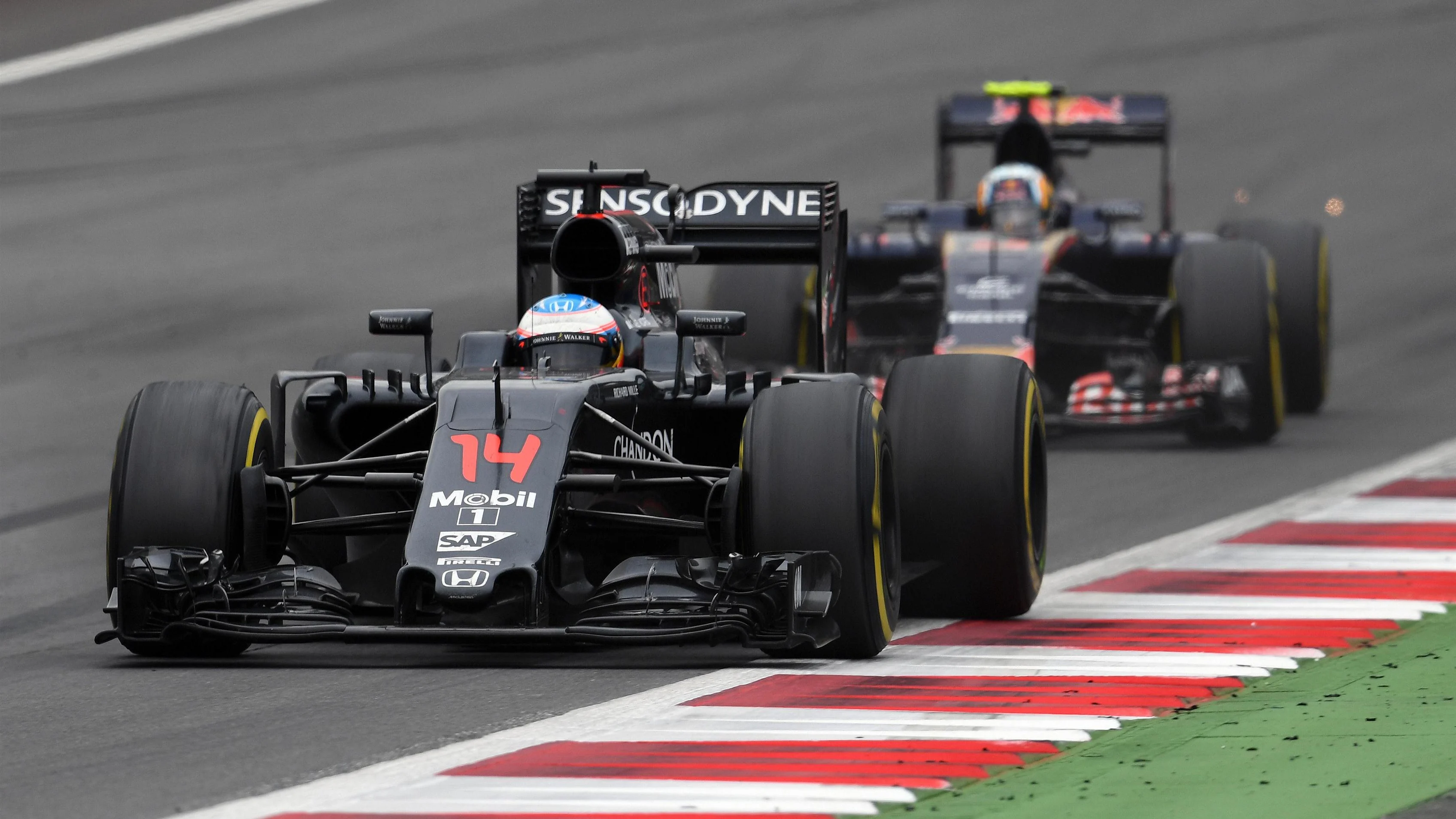 Fernando Alonso (ESP) McLaren MP4-31 at Formula One World Championship, Rd9, Austrian Grand Prix, Race, Spielberg, Austria, Sunday 3 July 2016. © Sutton Images