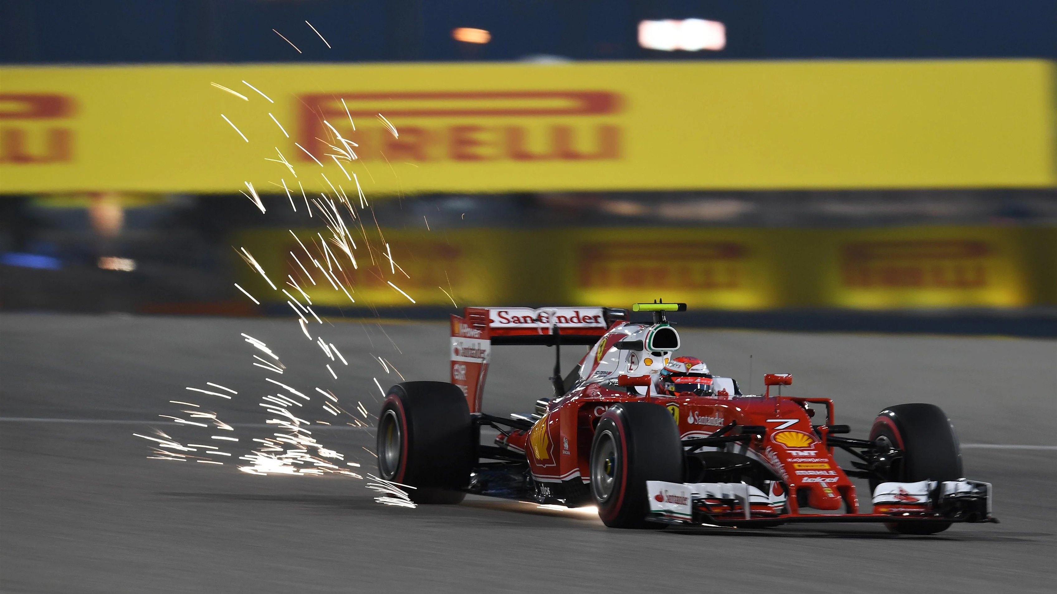 Kimi Raikkonen (FIN) Ferrari SF16-H at Formula One World Championship, Rd2, Bahrain Grand Prix