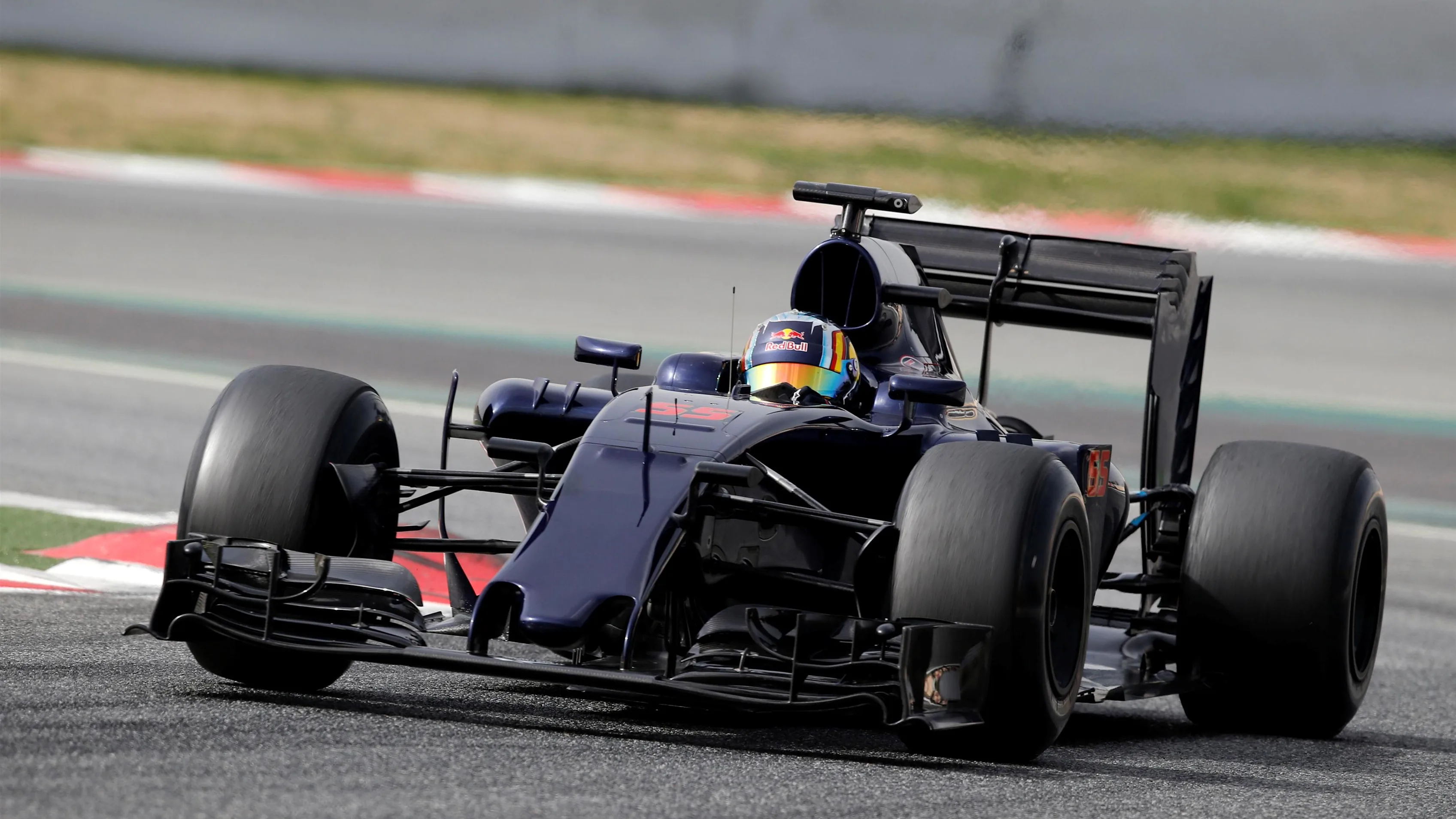 Carlos Sainz  (ESP) Scuderia Toro Rosso STR11 at Formula One Testing, Day One, Barcelona, Spain, Monday 22 February 2016. © Sutton Images + 44 1327 352188