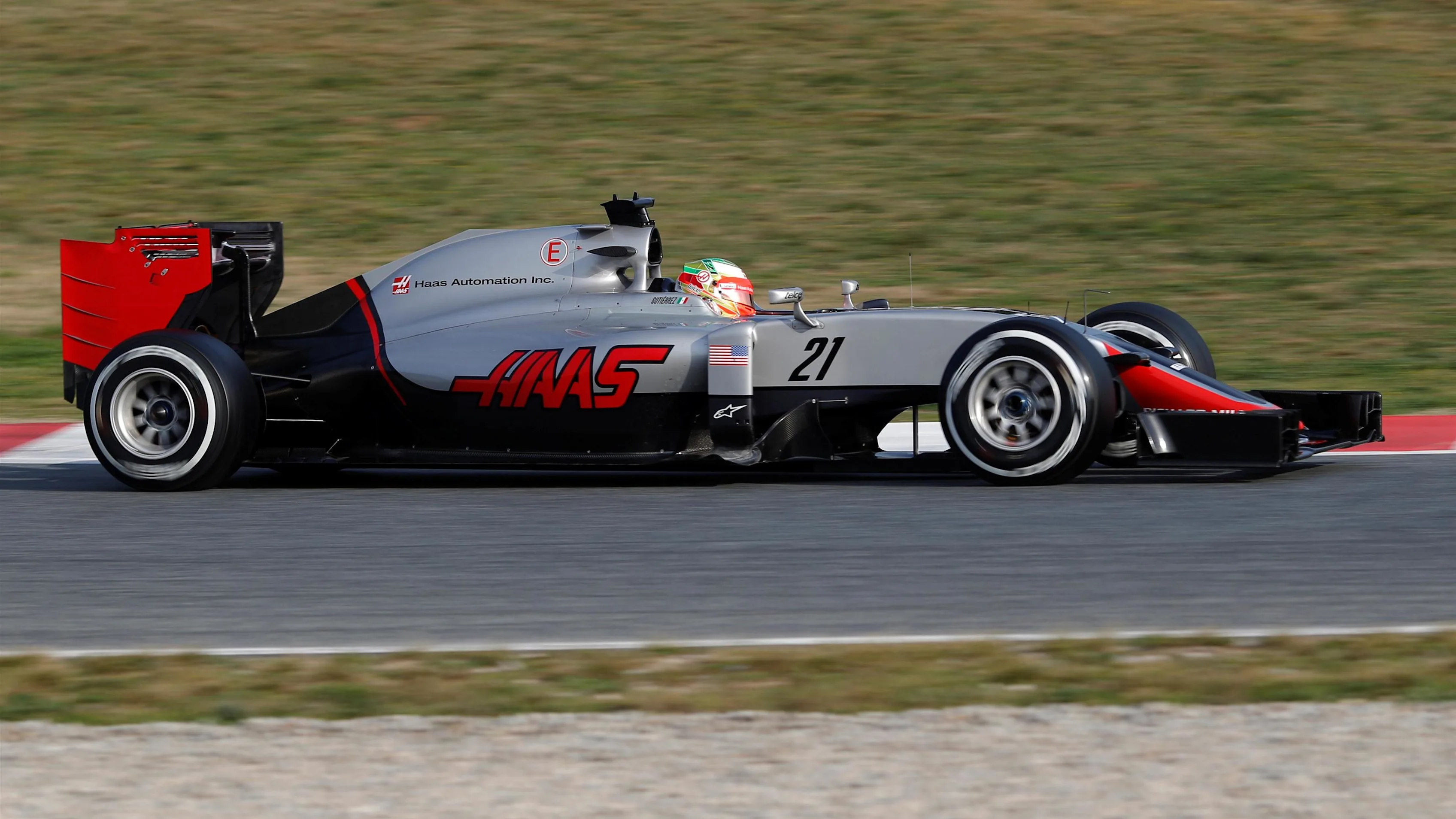 Esteban Gutierrez (MEX) Haas VF-16 at Formula One Testing, Day Four, Barcelona, Spain, Thursday 25 February 2016. © Sutton Motorsport Images