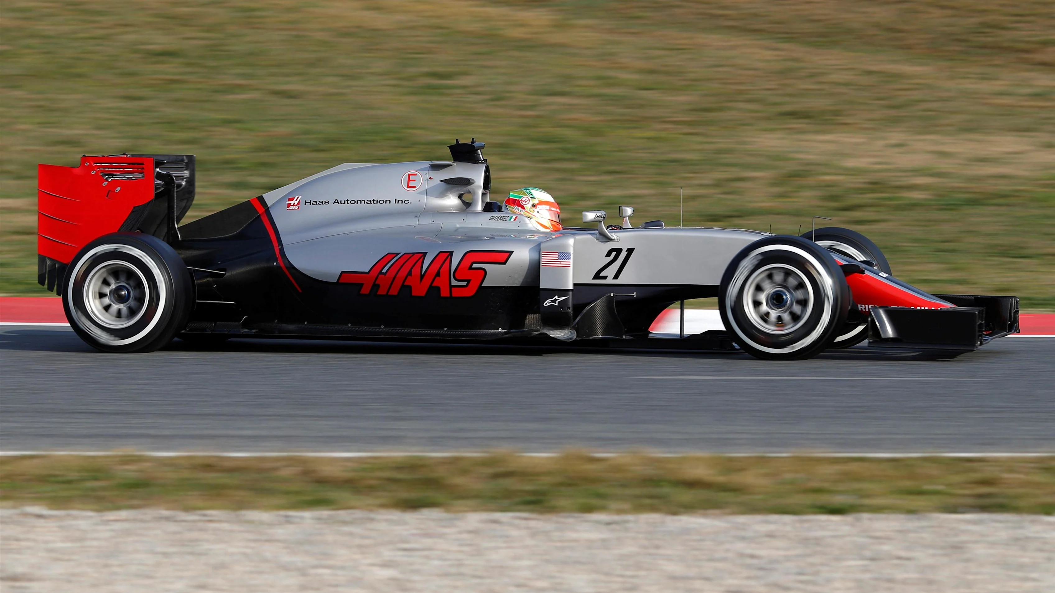 Esteban Gutierrez (MEX) Haas VF-16  at Formula One Testing, Day Four, Barcelona, Spain, Thursday 25