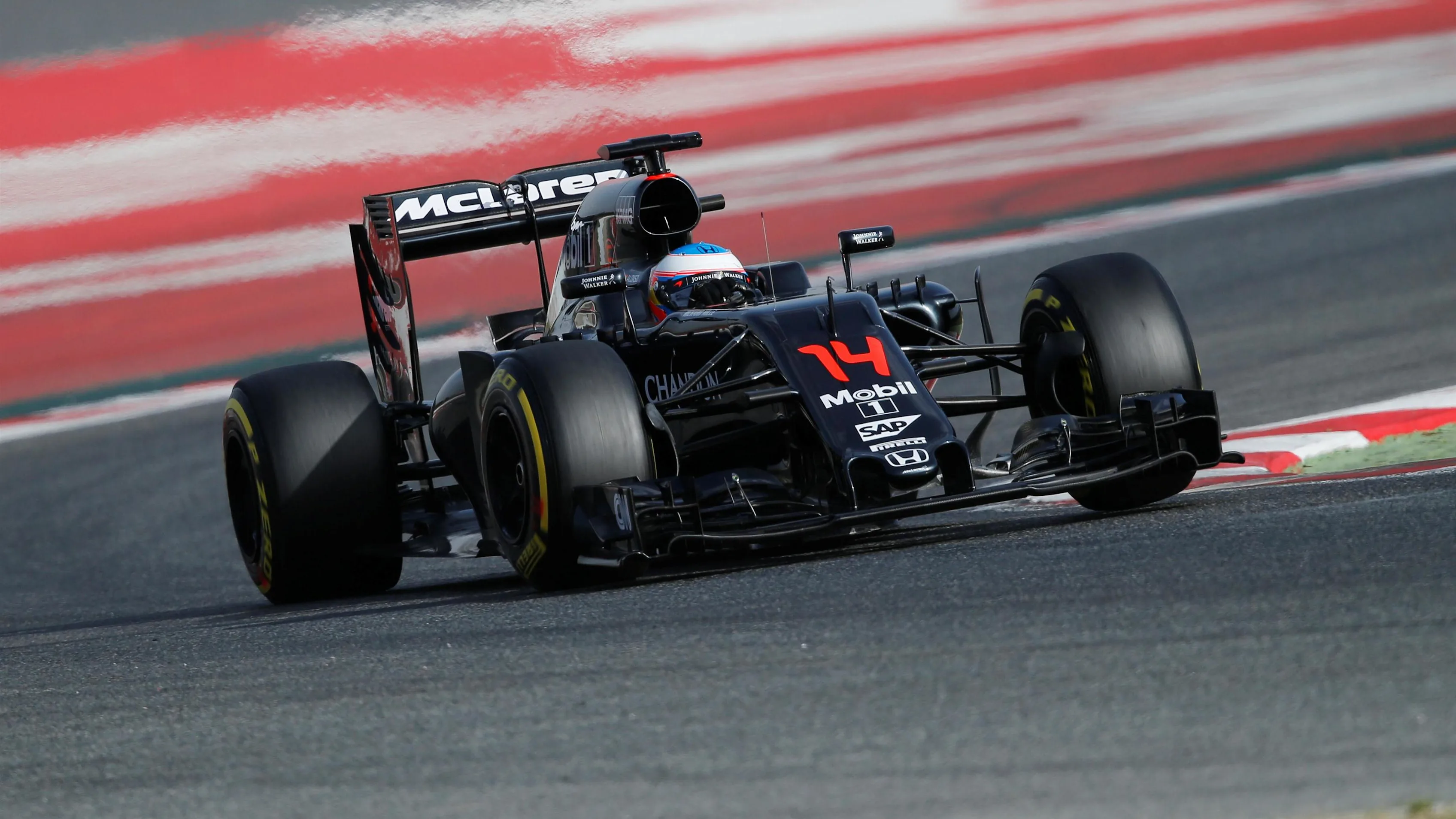 Fernando Alonso (ESP) McLaren MP4-31 at Formula One Testing, Day Two, Barcelona, Spain, Tuesday 23