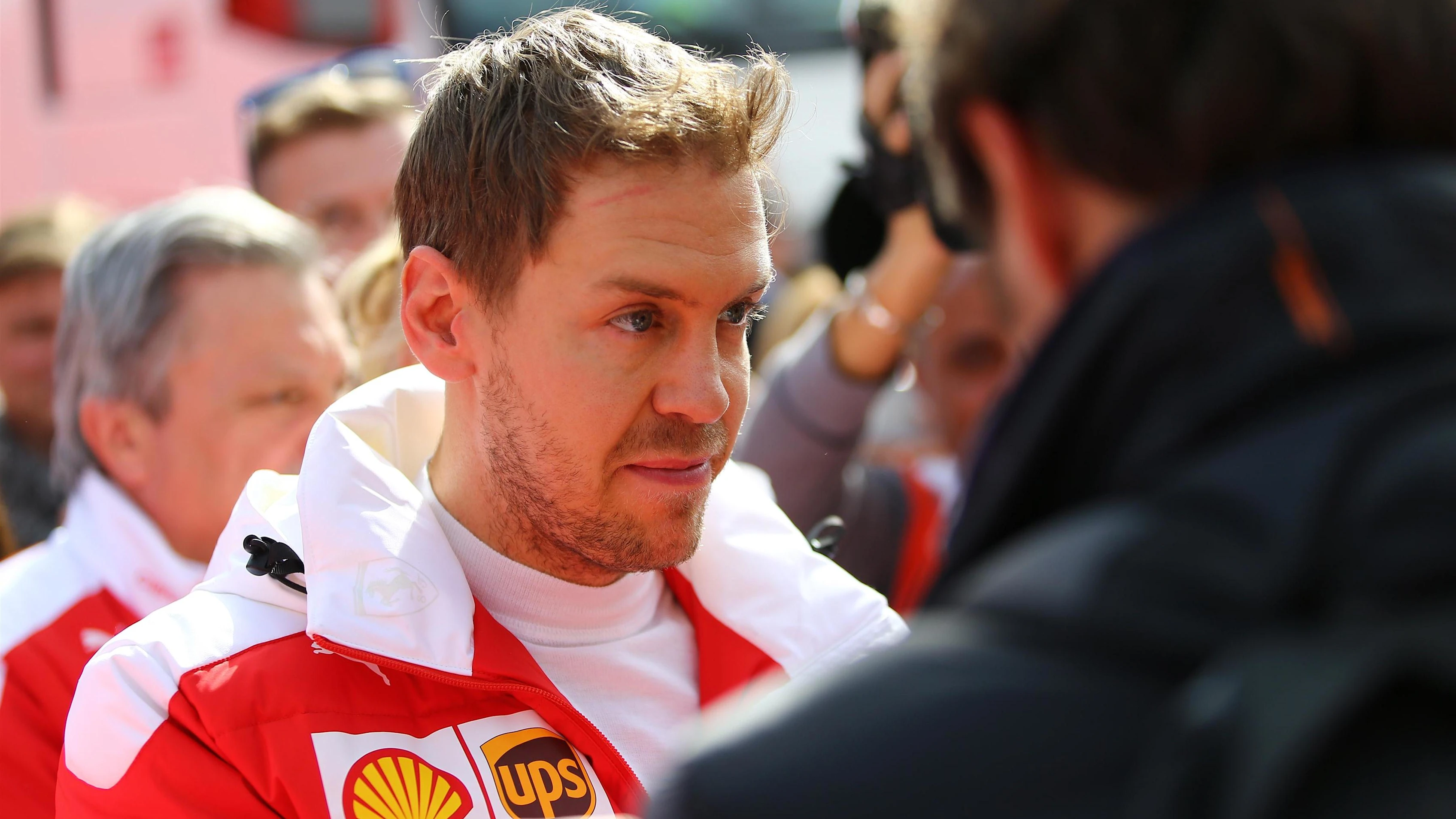 Sebastian Vettel (GER) Ferrari at Formula One Testing, Day Two, Barcelona, Spain, Tuesday 23