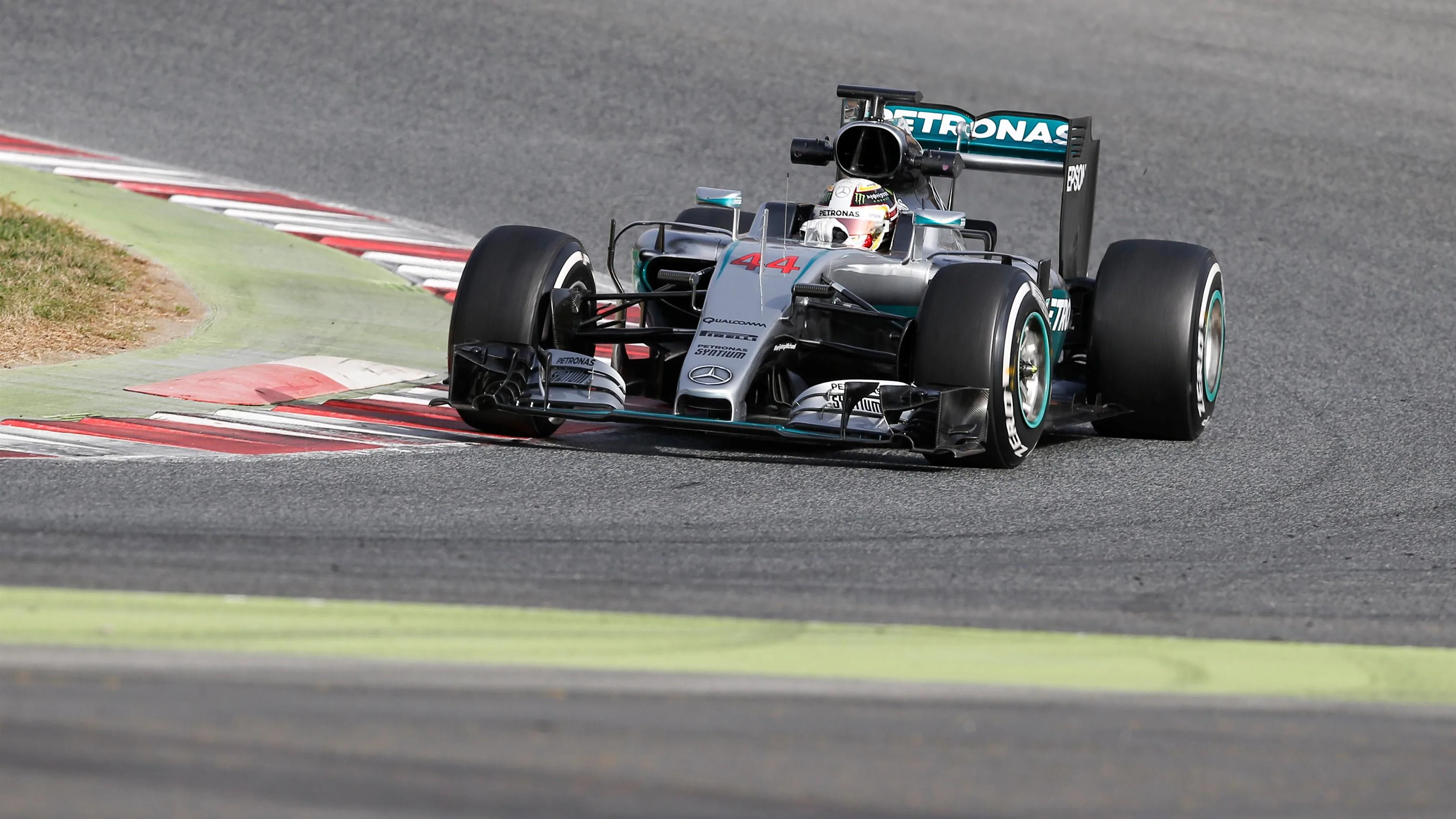 Lewis Hamilton (GBR) Mercedes-Benz F1 W07 Hybrid at Formula One Testing, Day One, Barcelona, Spain,