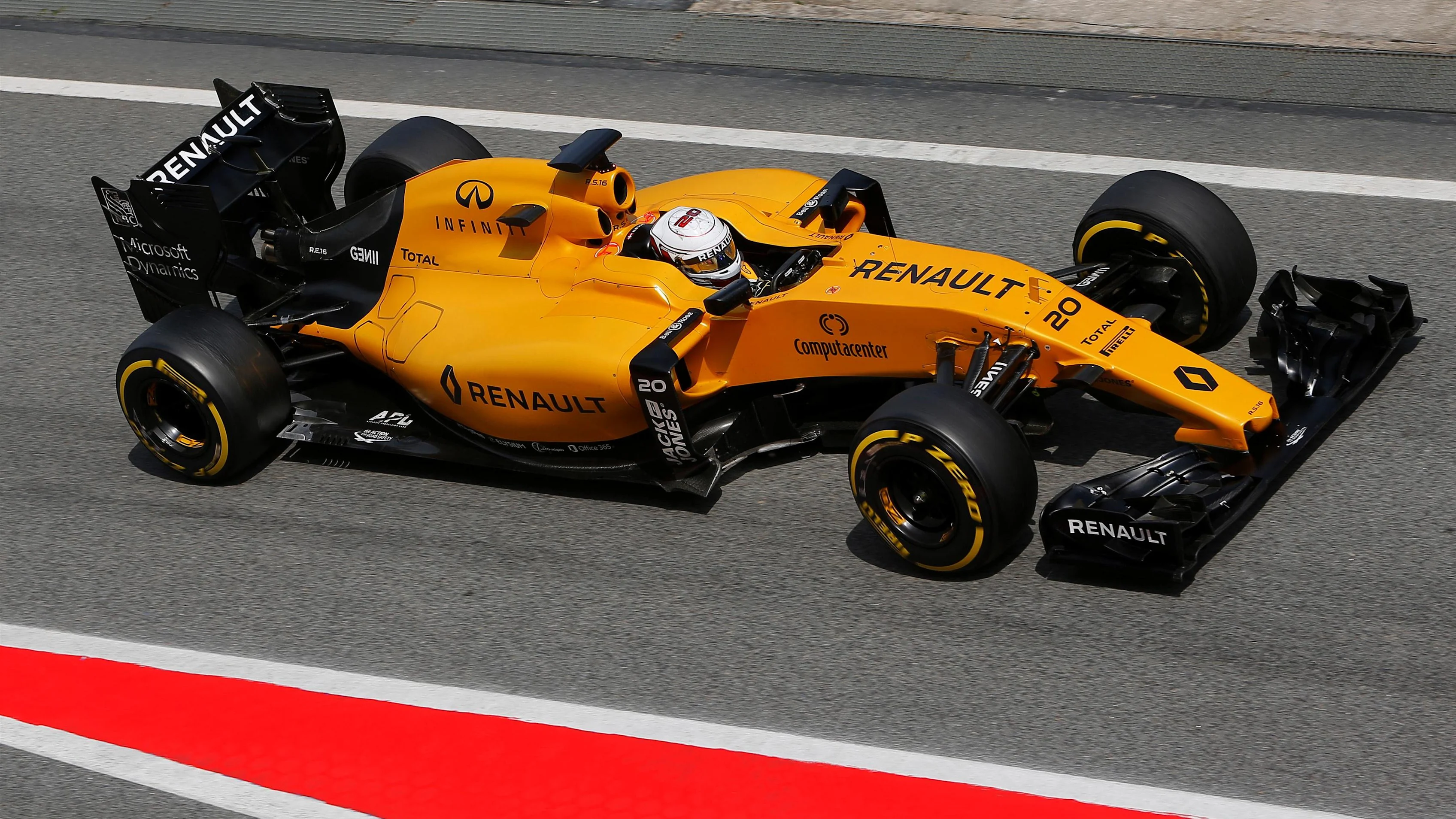 Kevin Magnussen (DEN) Renault Sport F1 Team RS16 at Formula One Testing, Day Two, Barcelona, Spain,