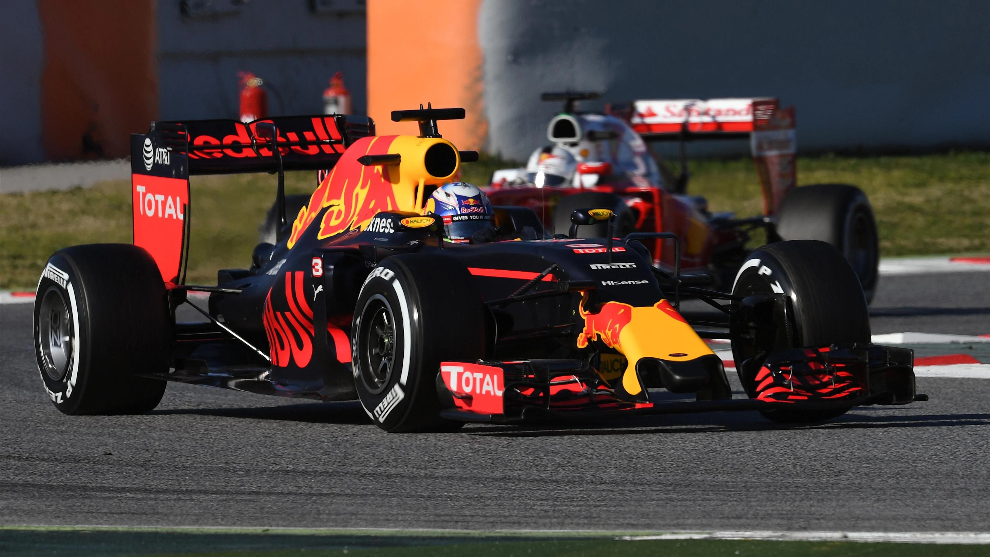 Daniel Ricciardo (AUS) Red Bull Racing RB12 at Formula One Testing, Day Four, Barcelona, Spain,
