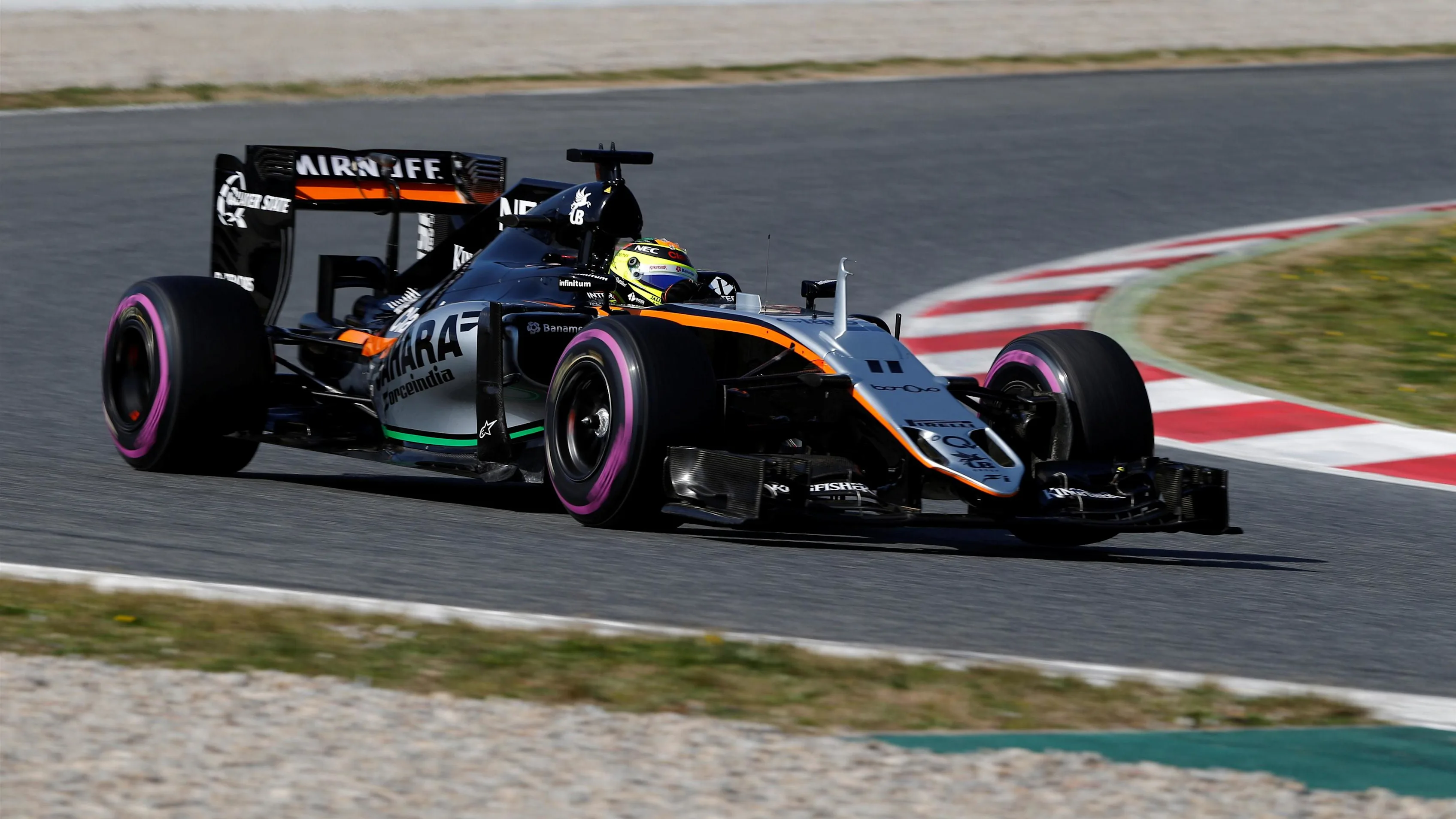 Sergio Perez (MEX) Force India VJM09 at Formula One Testing, Day Four, Barcelona, Spain, Friday 4