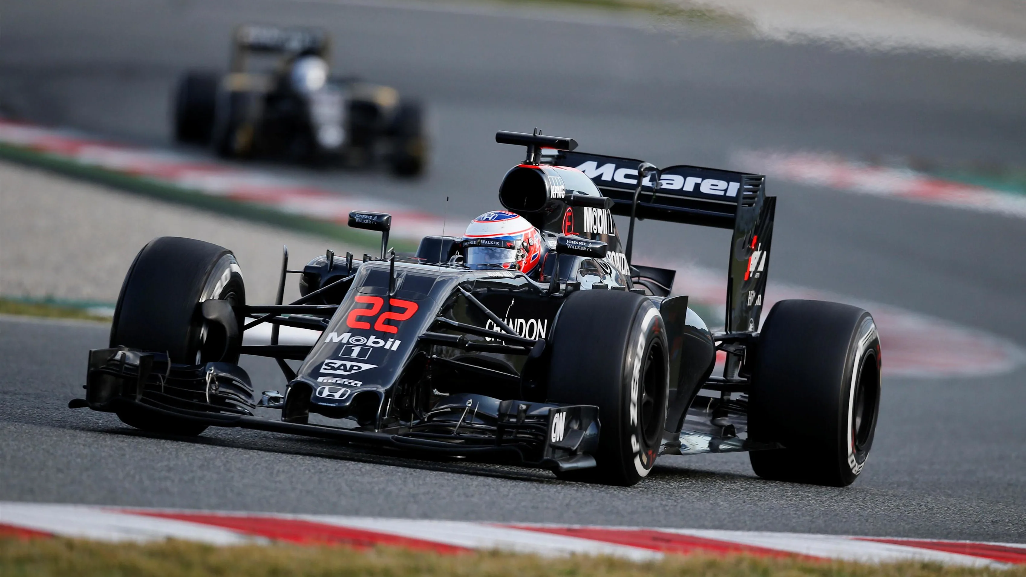 Jenson Button (GBR) McLaren MP4-31 at Formula One Testing, Day Two, Barcelona, Spain, Wednesday 2