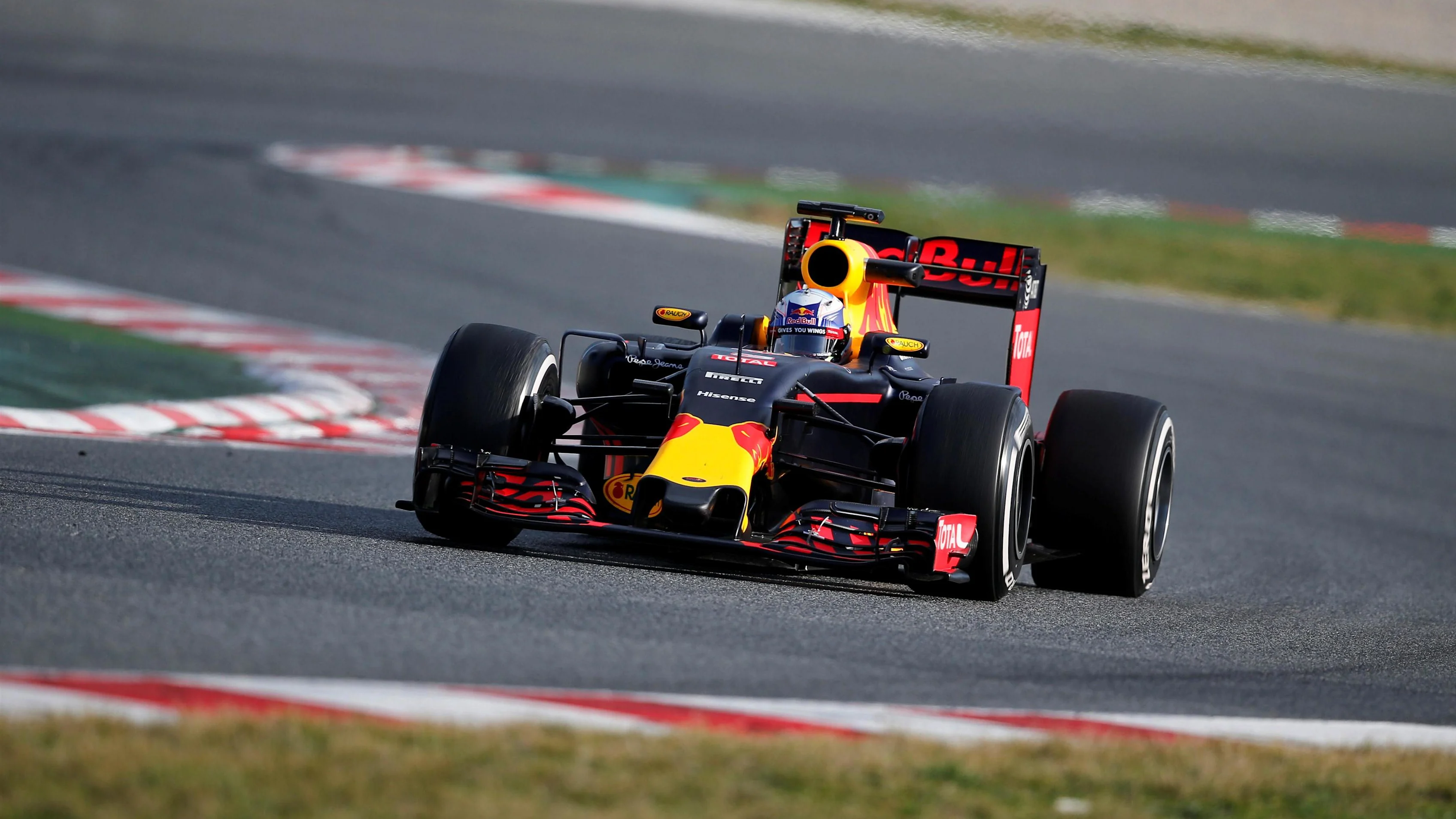 Daniel Ricciardo (AUS) Red Bull Racing RB12 at Formula One Testing, Day Two, Barcelona, Spain,