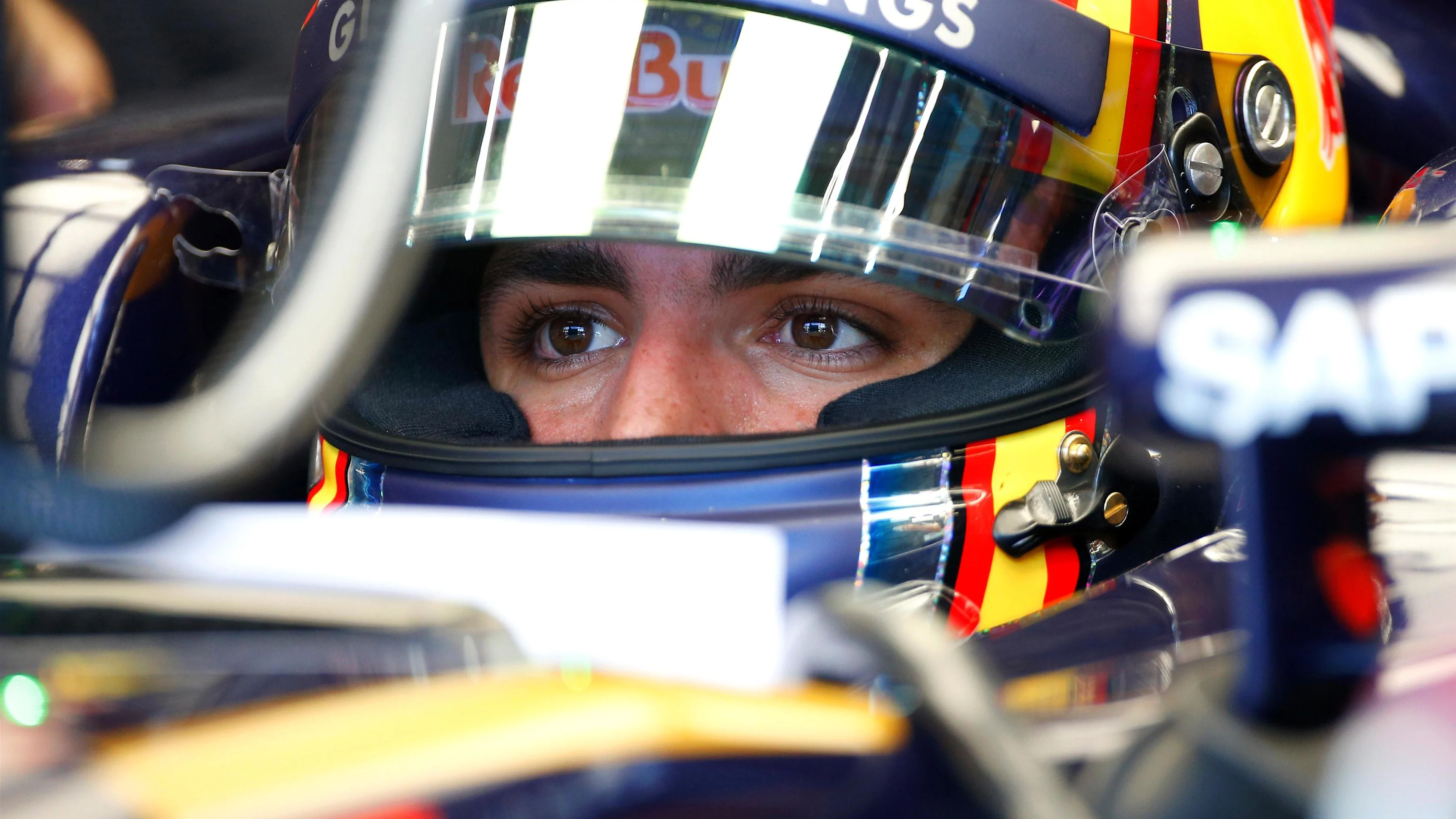 Carlos Sainz jr (ESP) Scuderia Toro Rosso at Formula One World Championship, Rd13, Belgian Grand Prix, Qualifying, Spa Francorchamps, Belgium, Saturday 27 August 2016. © Sutton Images