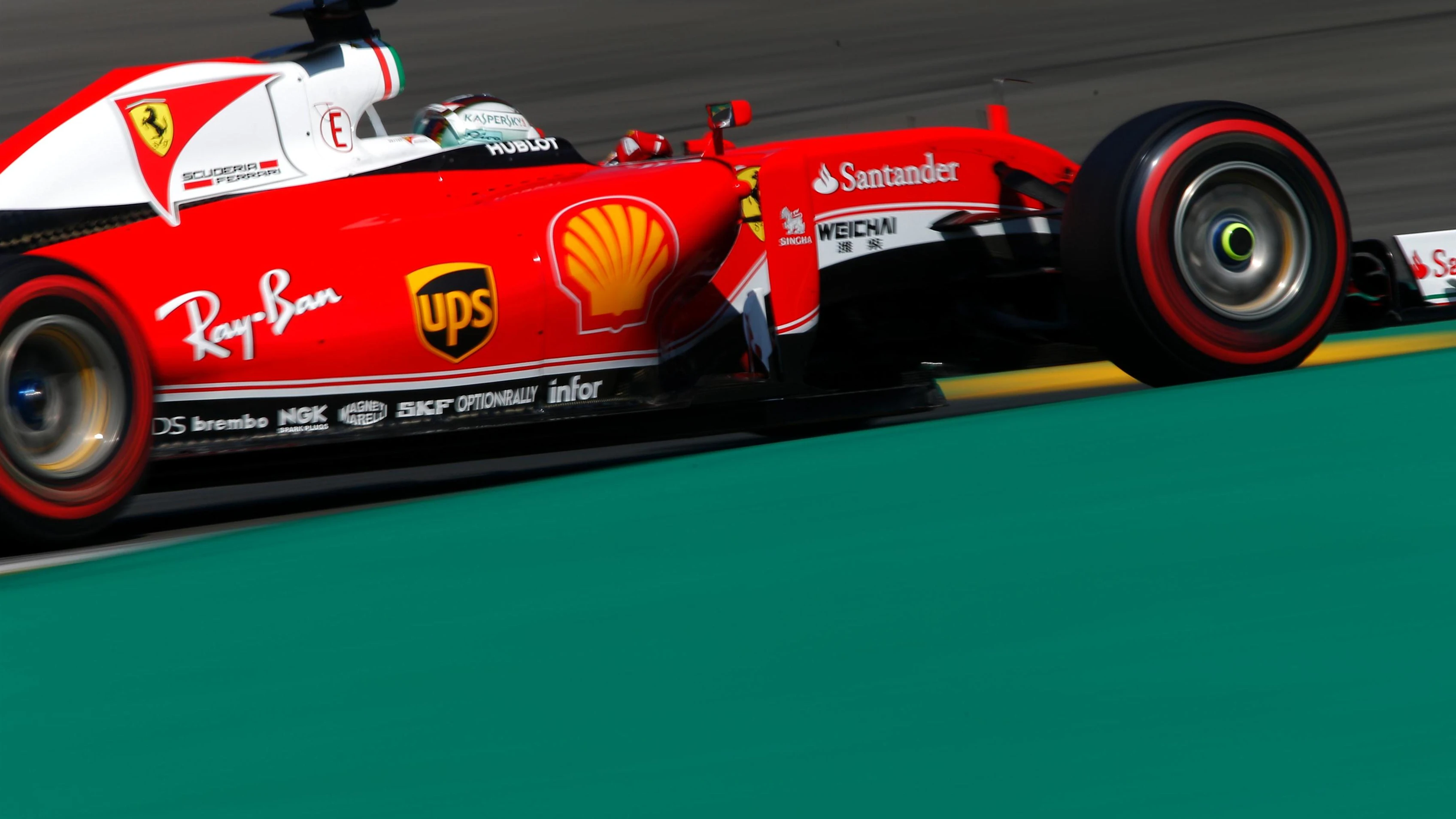 Sebastian Vettel (GER) Ferrari SF16-H at Formula One World Championship, Rd13, Belgian Grand Prix,