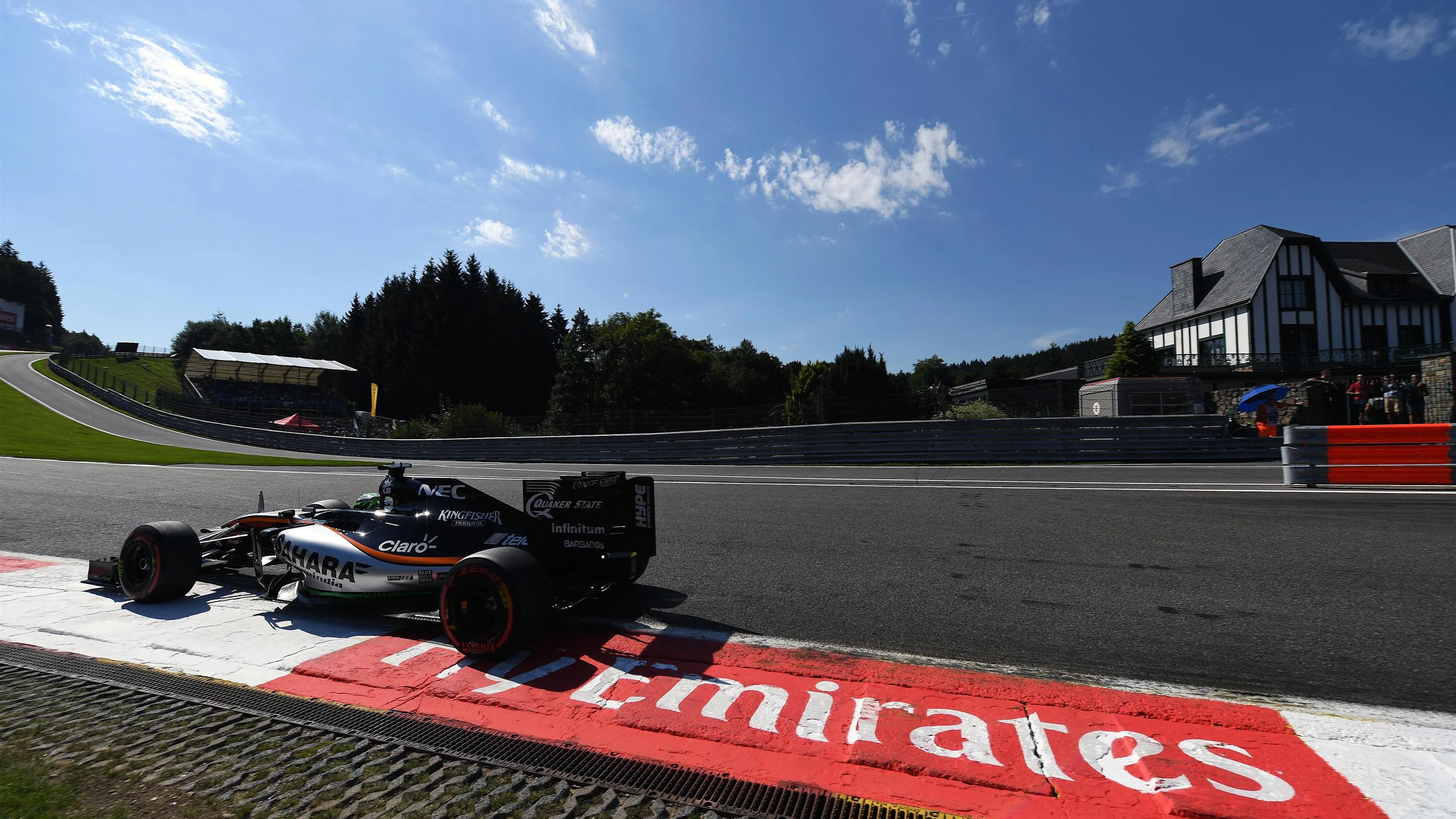 Nico Hulkenberg (GER) Force India VJM09 at Formula One World Championship, Rd13, Belgian Grand Prix, Qualifying, Spa Francorchamps, Belgium, Saturday 27 August 2016. © Sutton Images