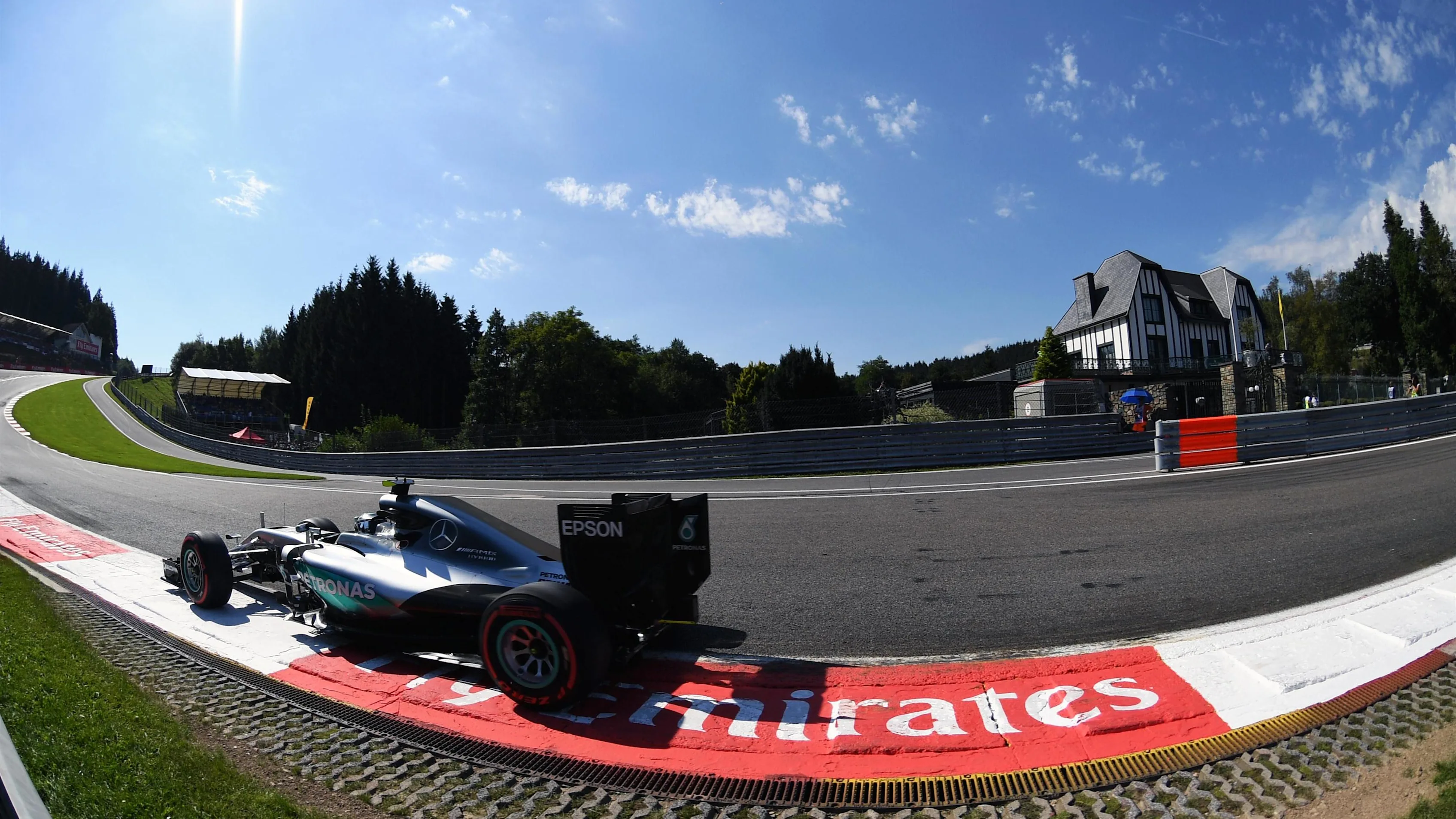 Nico Rosberg (GER) Mercedes-Benz F1 W07 Hybrid at Formula One World Championship, Rd13, Belgian