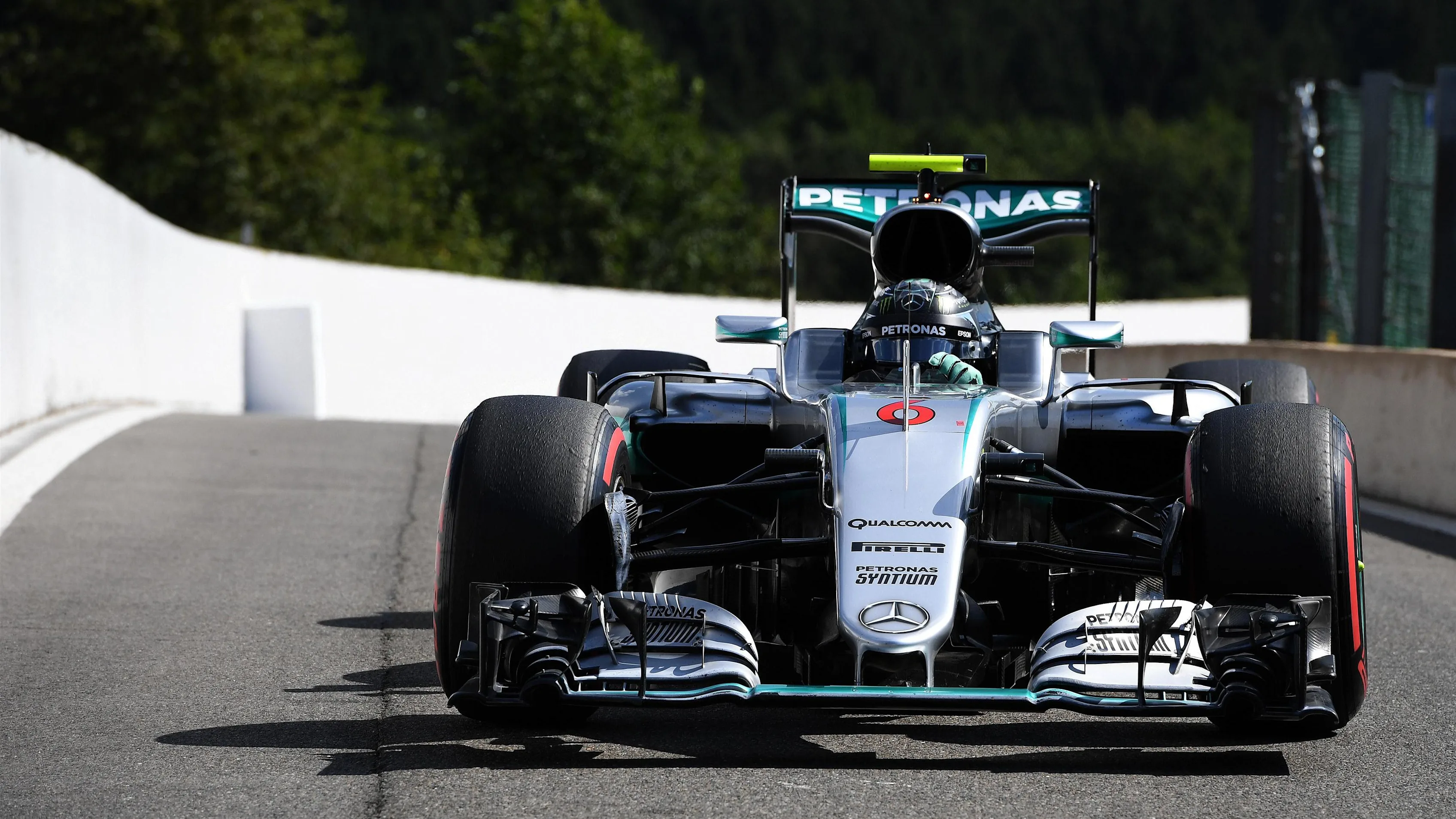 Pole sitter Nico Rosberg (GER) Mercedes-Benz F1 W07 Hybrid at Formula One World Championship, Rd13,