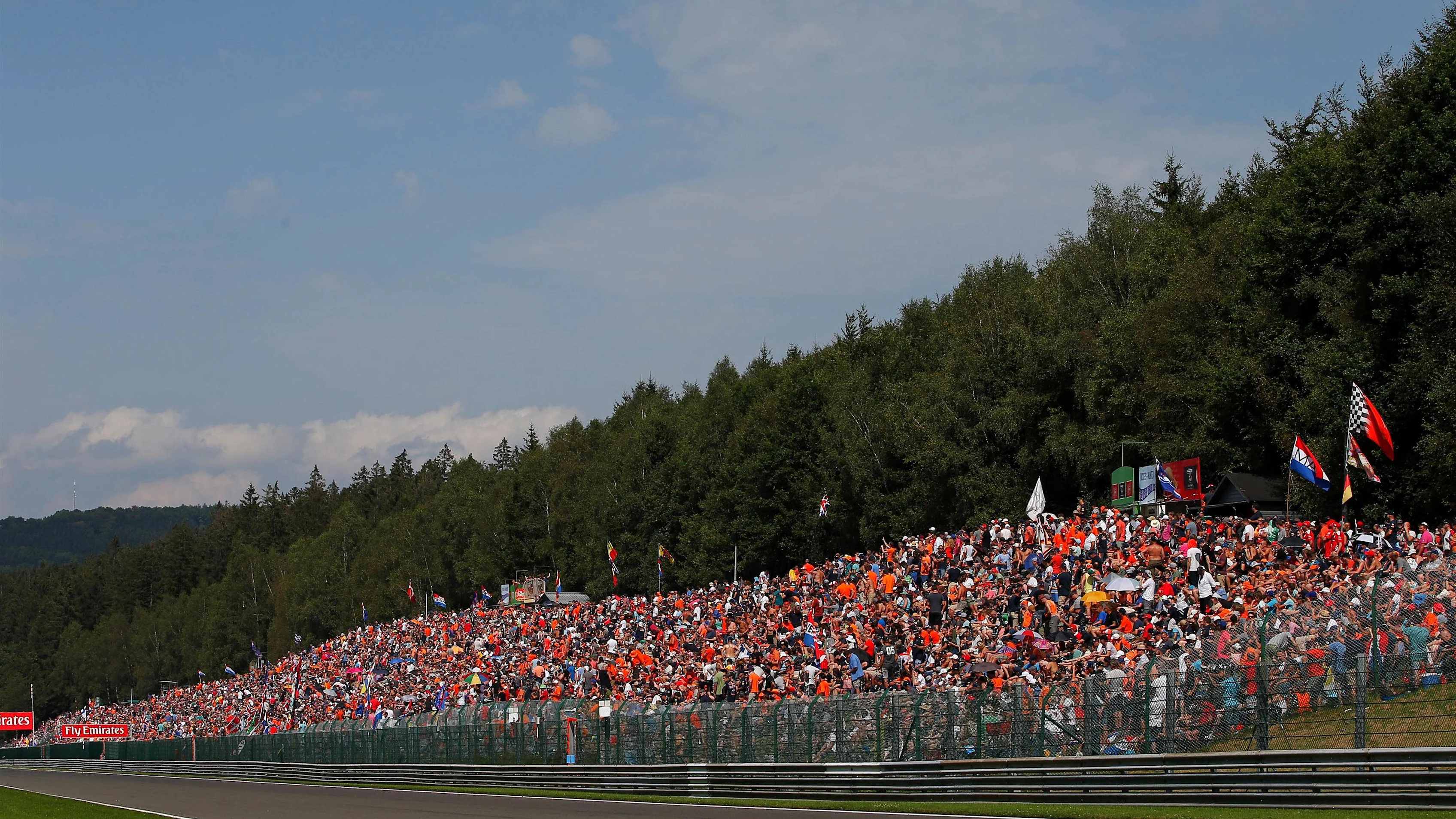 Fans and atmosphere at Formula One World Championship, Rd13, Belgian Grand Prix, Race, Spa