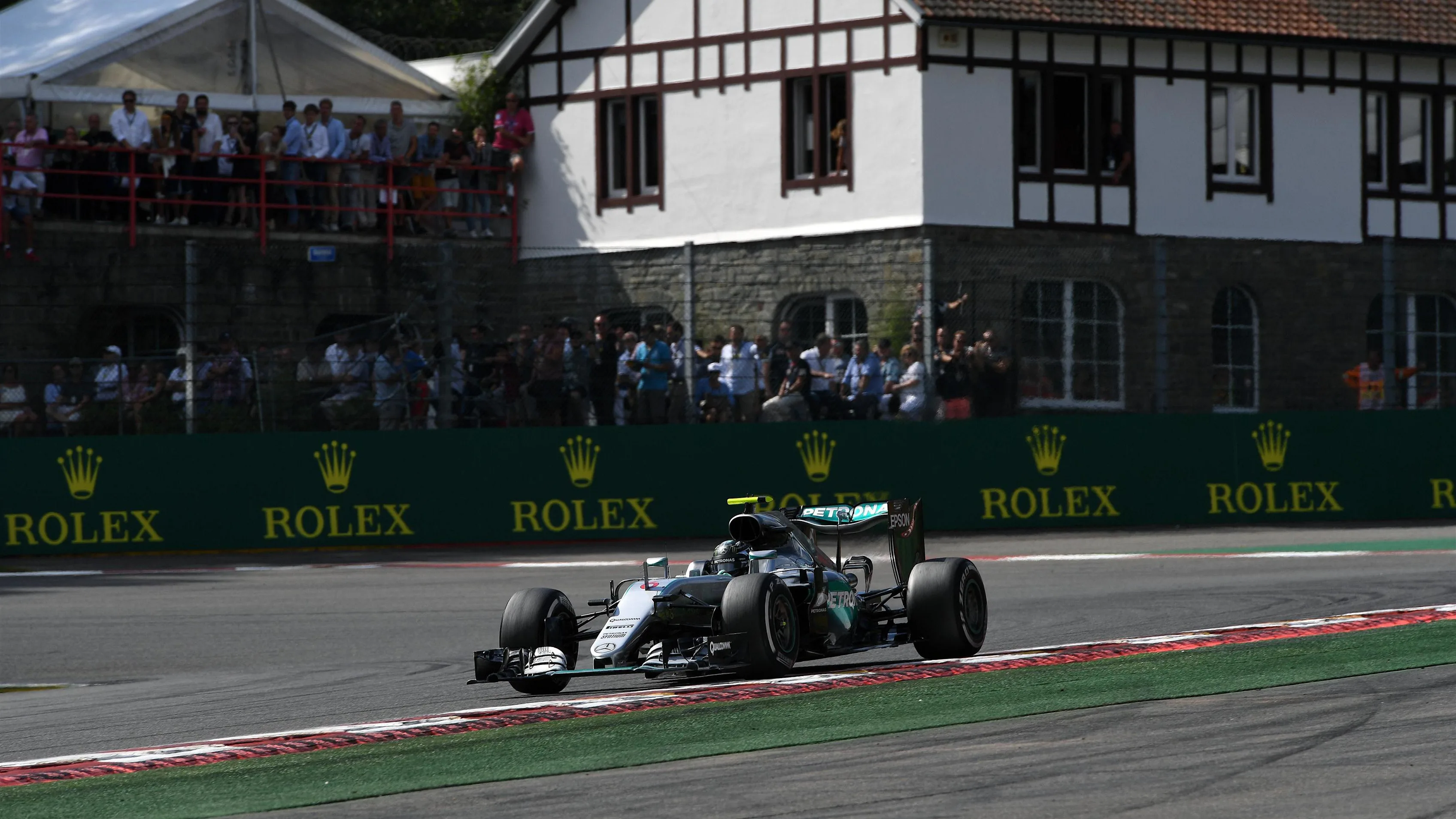Nico Rosberg (GER) Mercedes-Benz F1 W07 Hybrid at Formula One World Championship, Rd13, Belgian