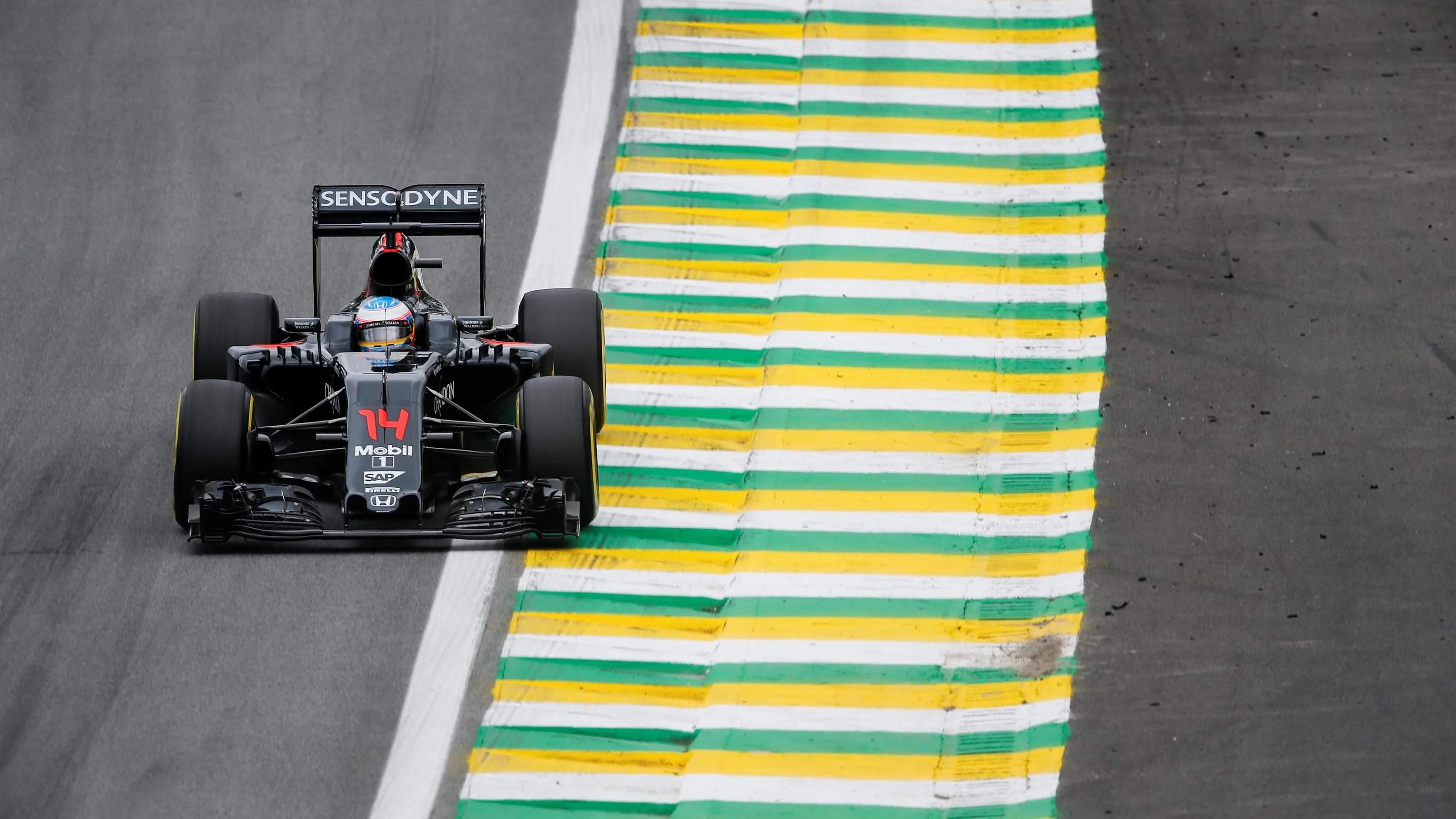 Fernando Alonso (ESP) McLaren MP4-31 at Formula One World Championship, Rd20, Brazilian Grand Prix, Qualifying, Interlagos, Sao Paulo, Brazil, Saturday 12 November 2016. © Sutton Images