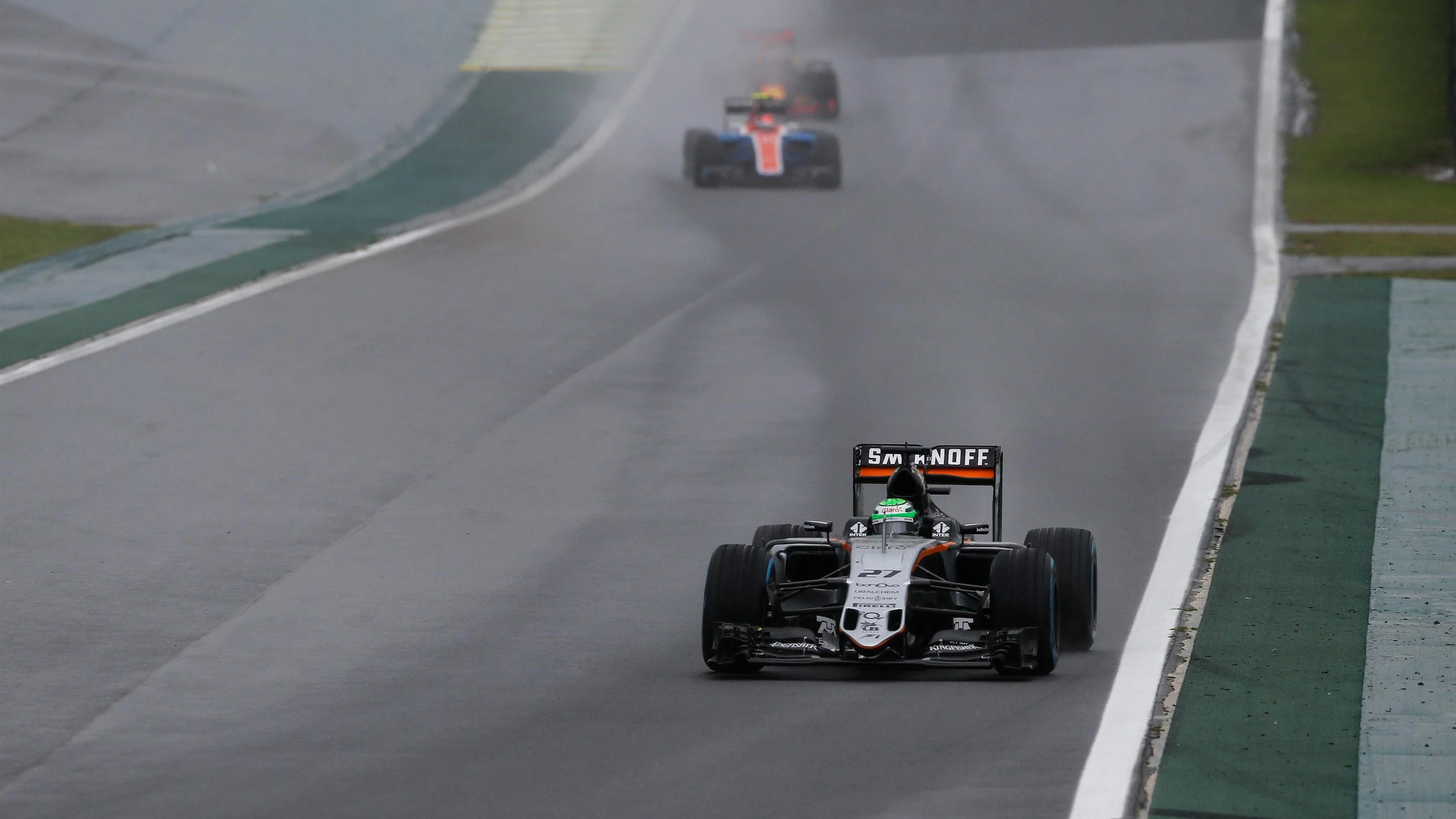 Nico Hulkenberg (GER) Force India VJM09 at Formula One World Championship, Rd20, Brazilian Grand Prix, Race, Interlagos, Sao Paulo, Brazil, Sunday 13 November 2016. © Sutton Images