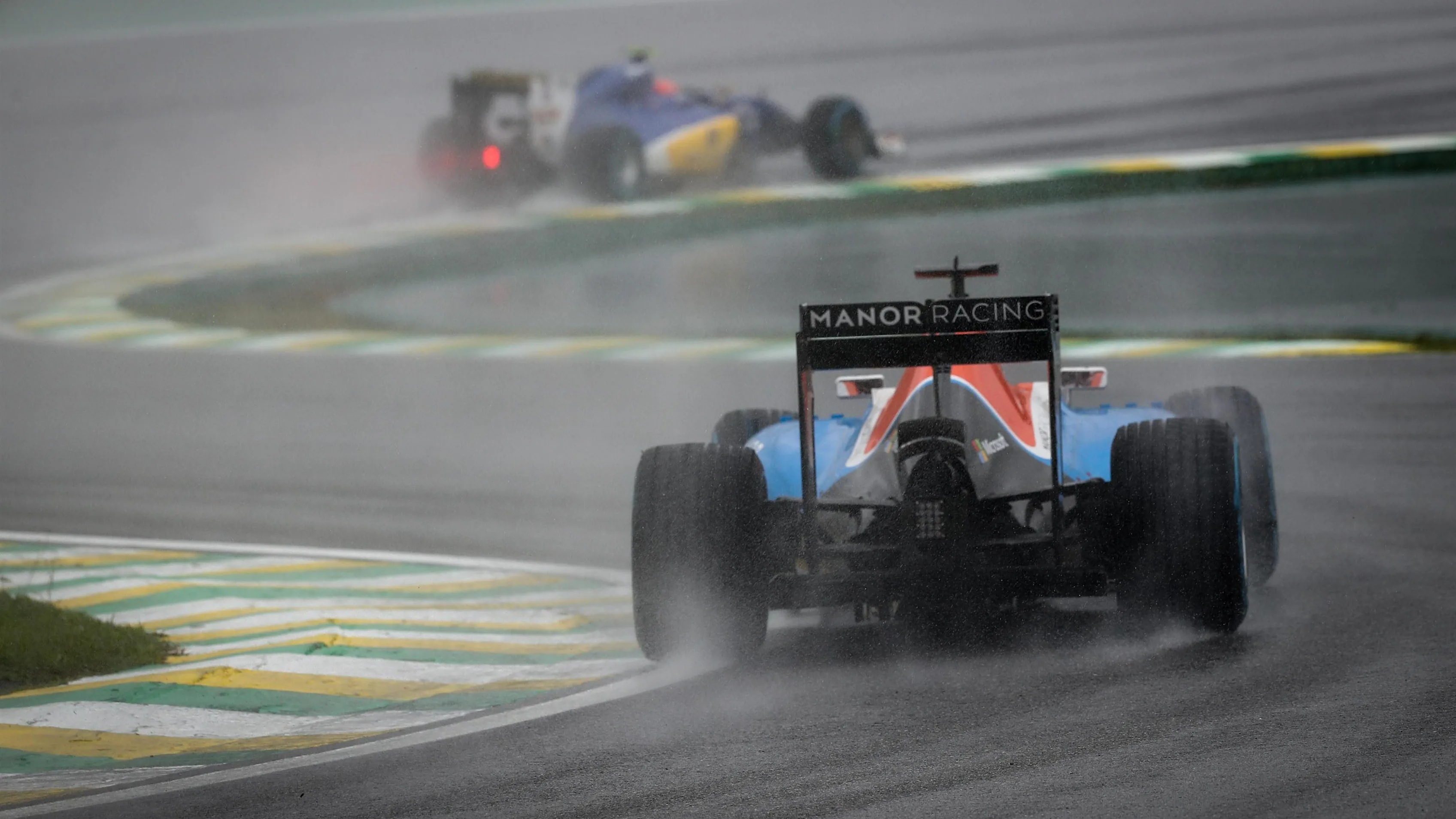 Pascal Wehrlein (GER) Manor Racing MRT05 at Formula One World Championship, Rd20, Brazilian Grand