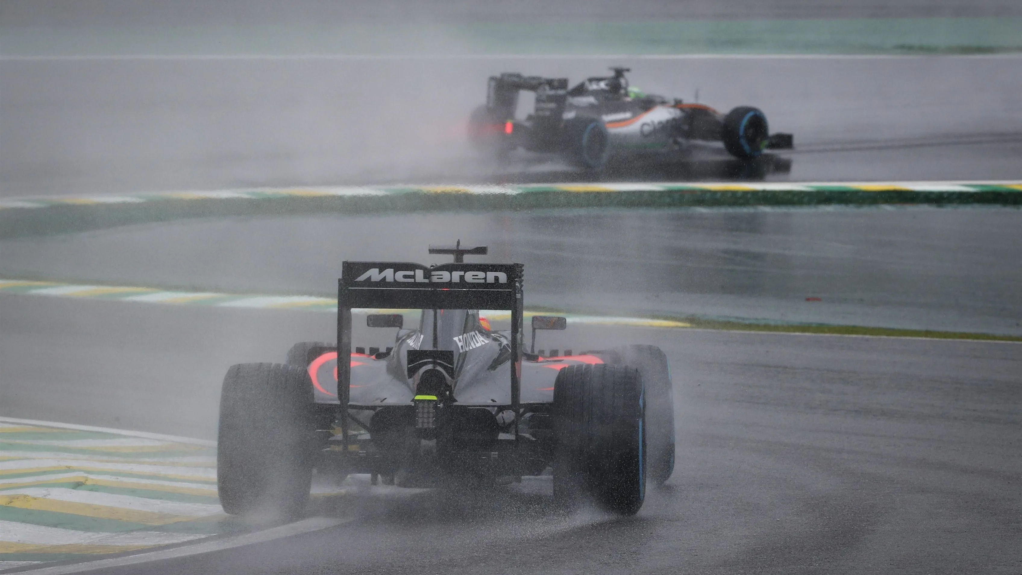 Fernando Alonso (ESP) McLaren MP4-31 at Formula One World Championship, Rd20, Brazilian Grand Prix,