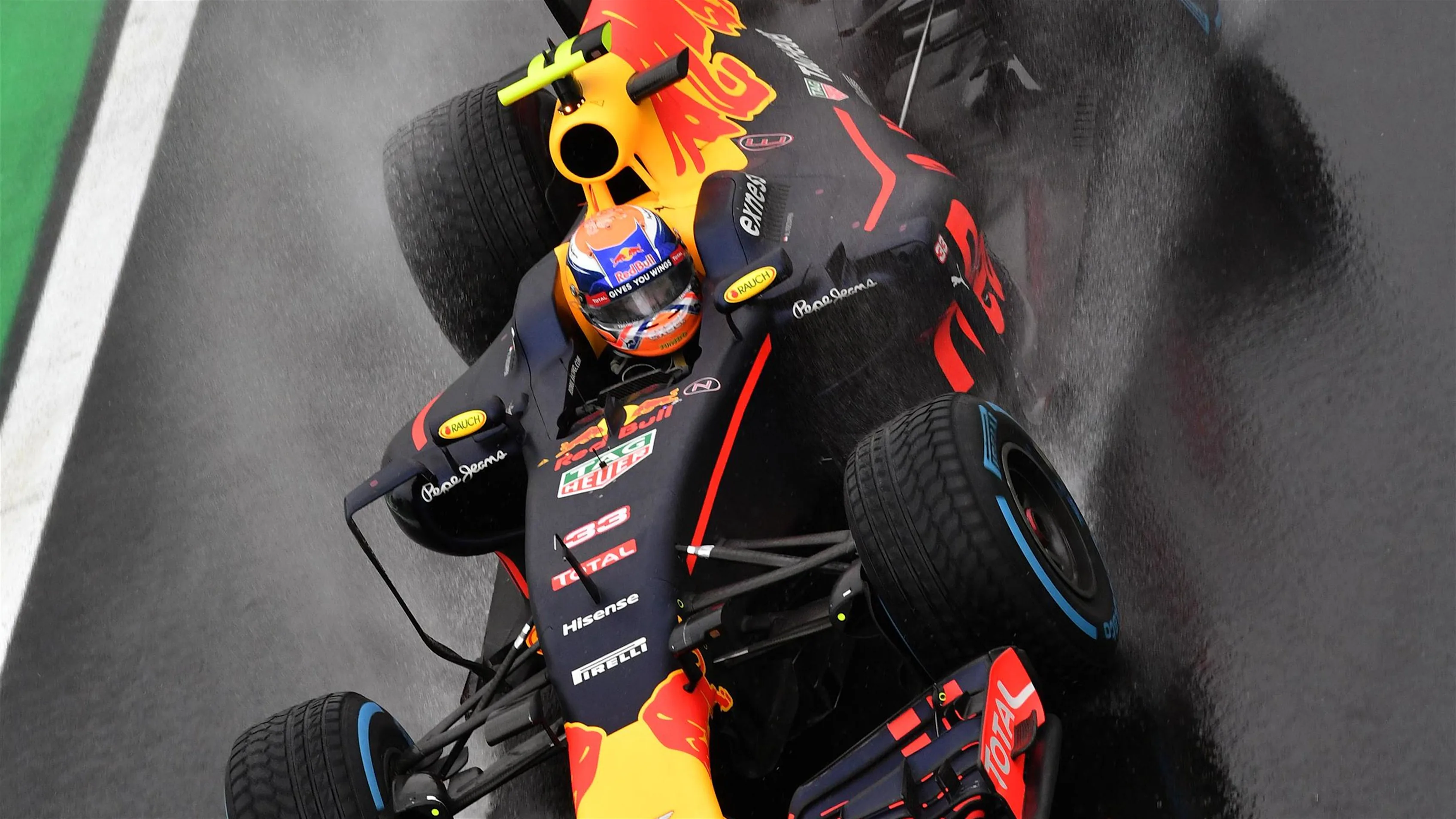 Max Verstappen (NED) Red Bull Racing RB12 at Formula One World Championship, Rd20, Brazilian Grand