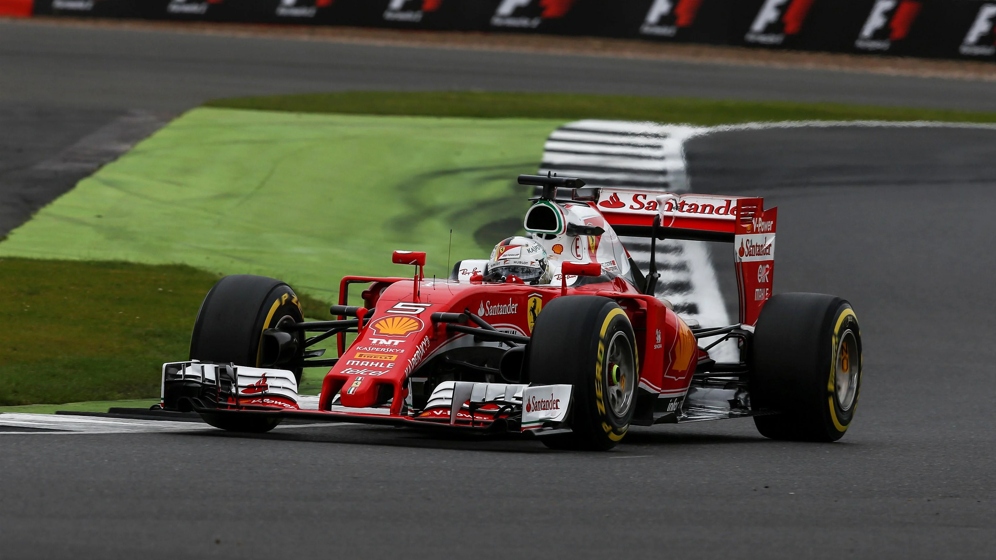 Sebastian Vettel (GER) Ferrari SF16-H at Formula One World Championship, Rd10, British Grand Prix, Qualifying, Silverstone, England, Saturday 9 July 2016. © Sutton Images