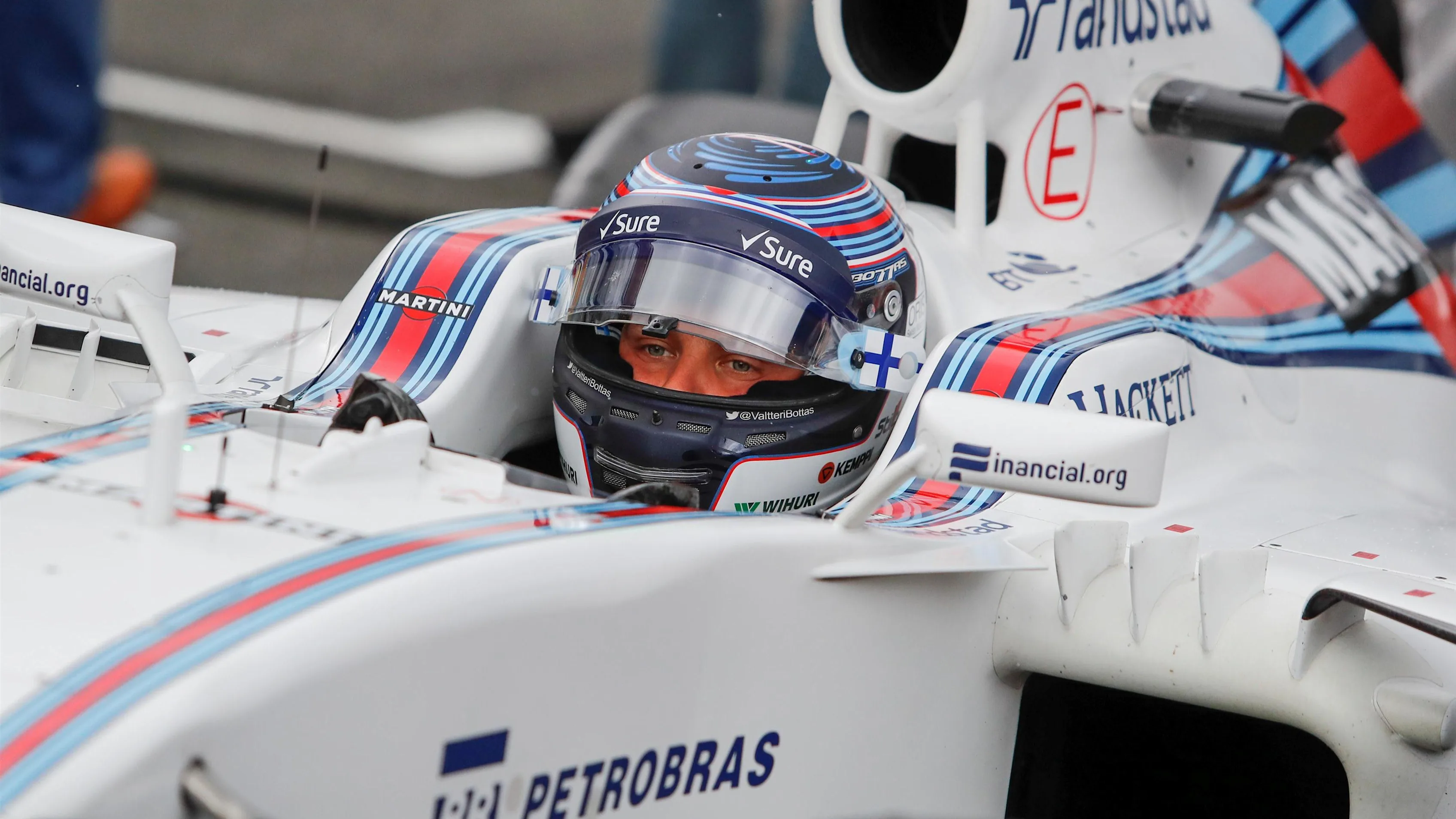 Valtteri Bottas (FIN) Williams FW38 on the grid at Formula One World Championship, Rd10, British Grand Prix, Race, Silverstone, England, Sunday 10 July 2016. © Sutton Images