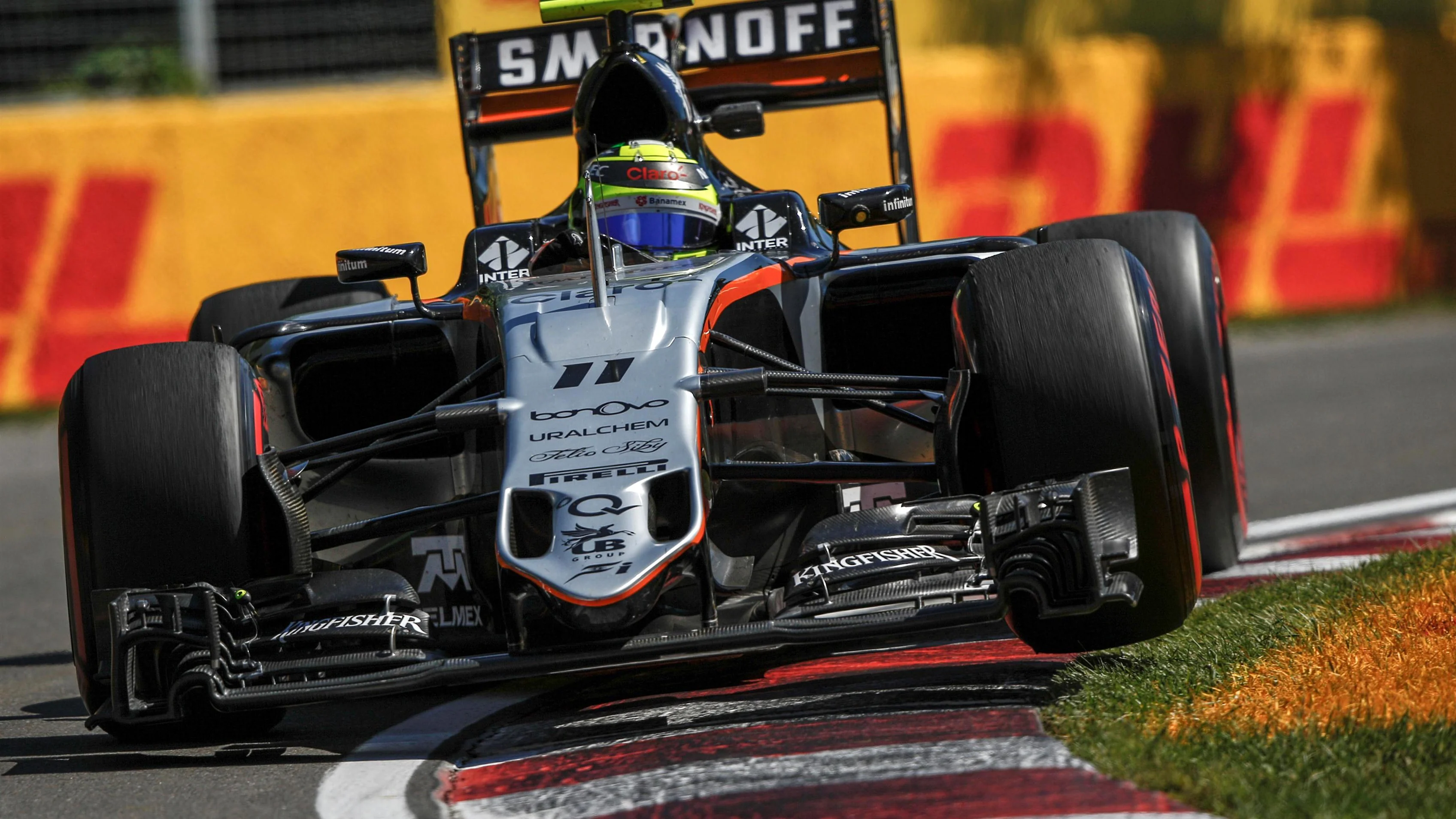 Sergio Perez (MEX) Force India VJM09 at Formula One World Championship, Rd7, Canadian Grand Prix, Practice, Montreal, Canada, Friday 10 June 2016. © Sutton Images