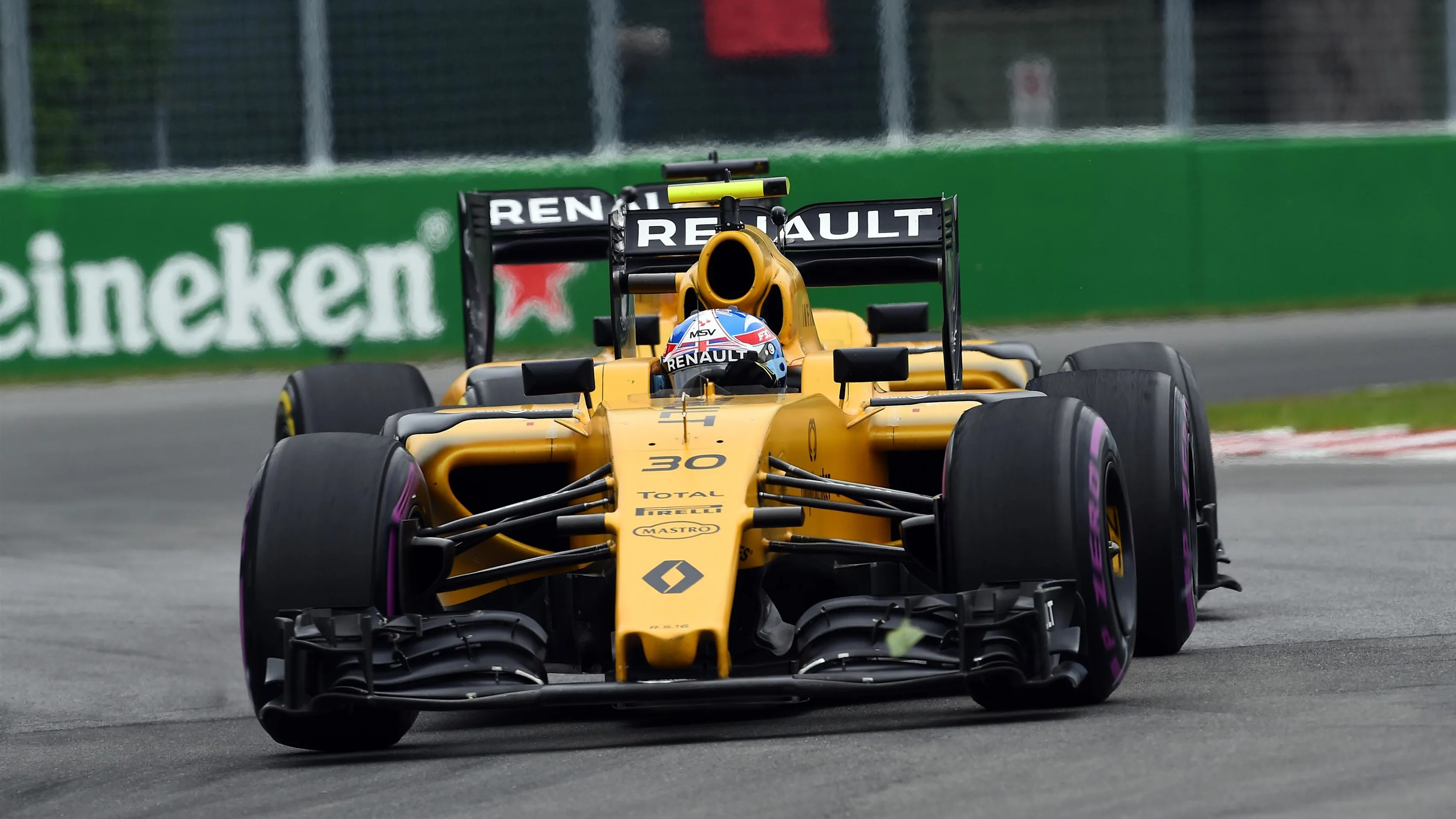 Jolyon Palmer (GBR) Renault Sport F1 Team RS16 at Formula One World Championship, Rd7, Canadian Grand Prix, Race, Montreal, Canada, Sunday 12 June 2016. © Sutton Images