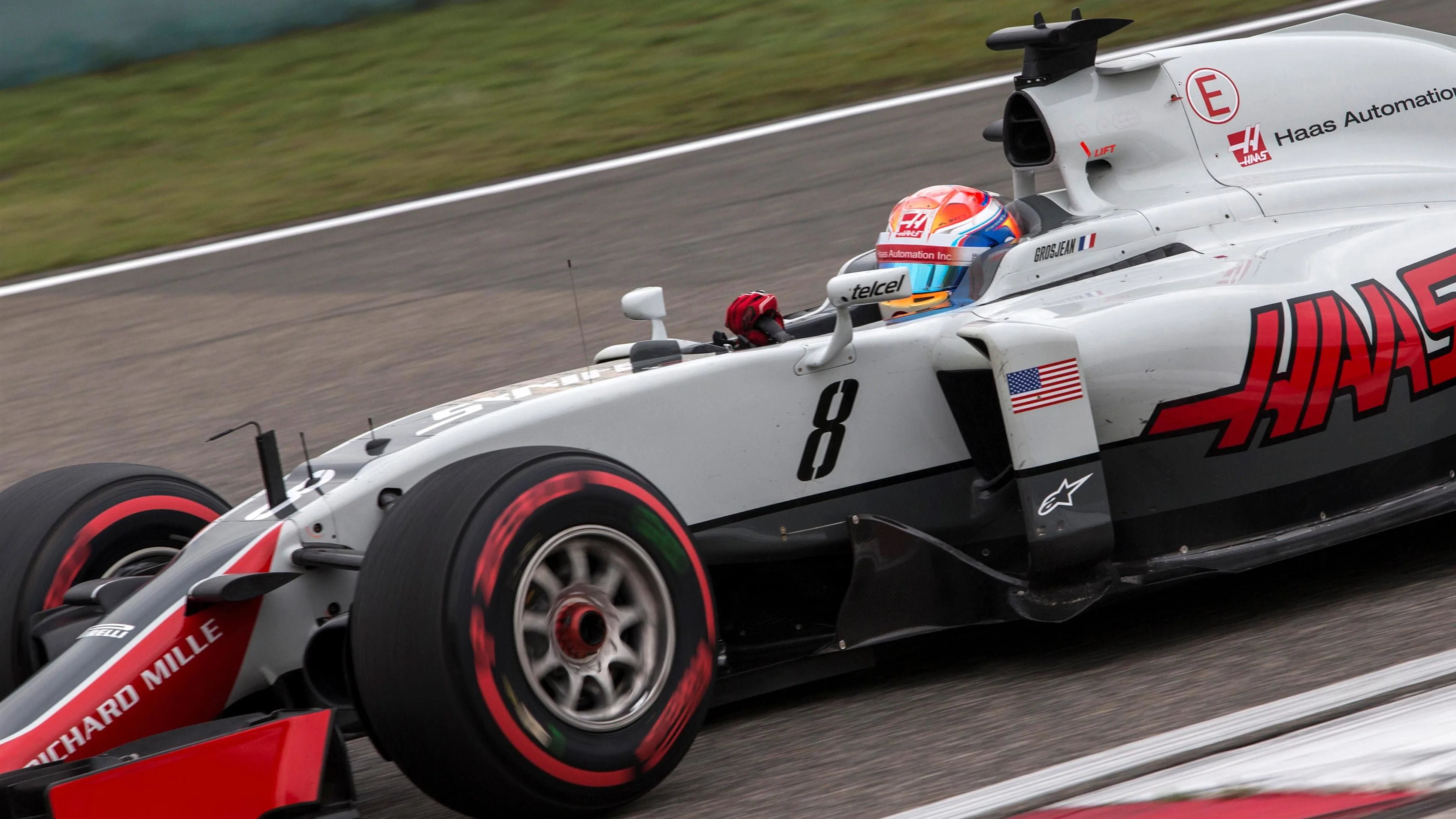 Romain Grosjean (FRA) Haas VF-16 at Formula One World Championship, Rd3, Chinese Grand Prix,