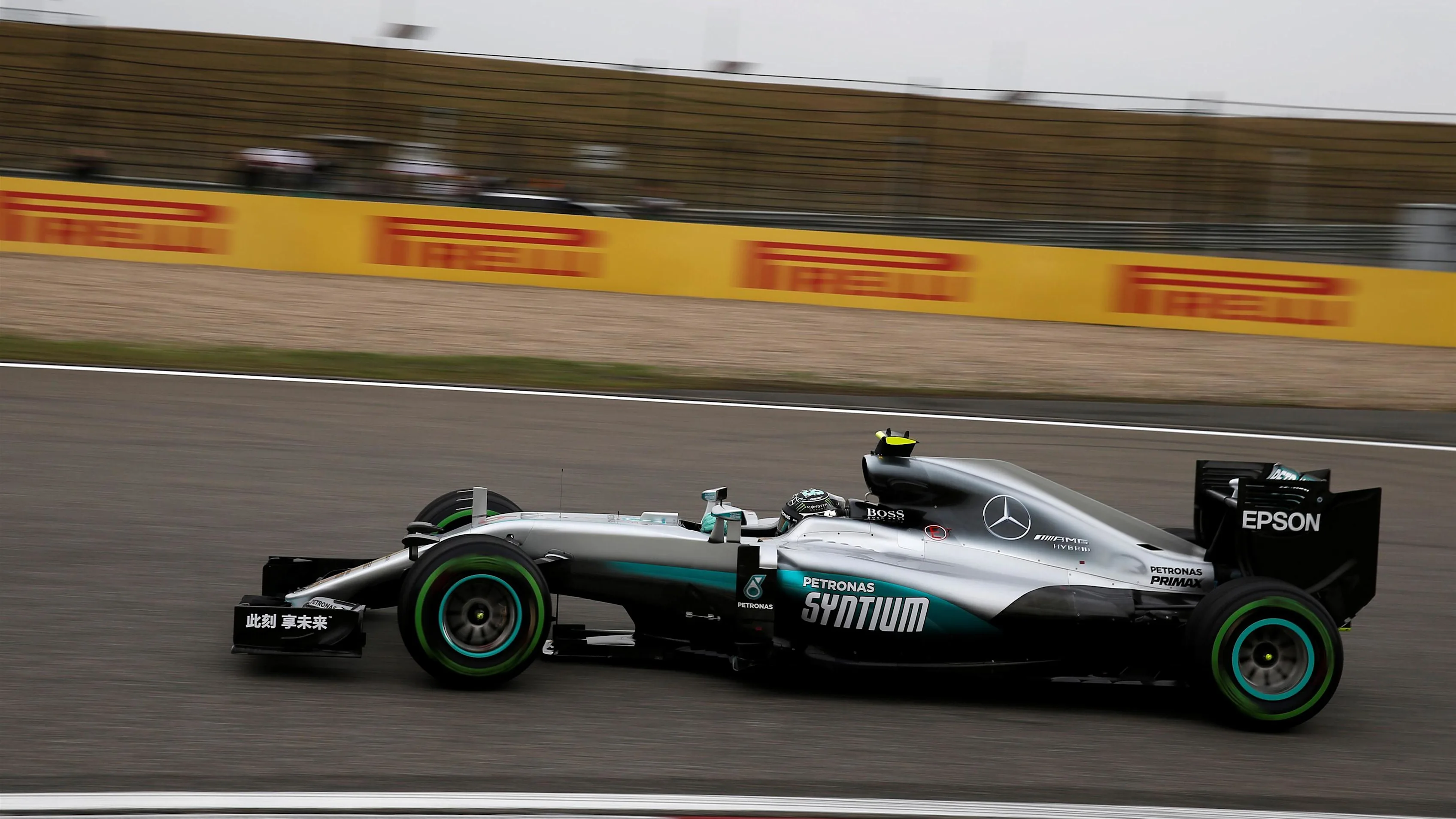 Nico Rosberg (GER) Mercedes-Benz F1 W07 Hybrid at Formula One World Championship, Rd3, Chinese