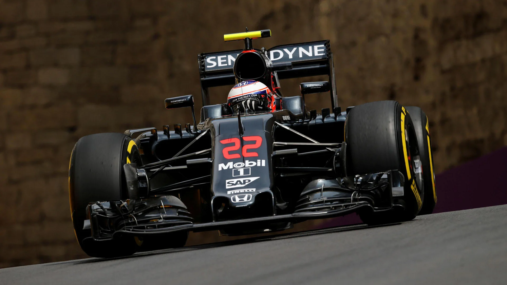 Jenson Button (GBR) McLaren MP4-31 at Formula One World Championship, Rd8, European Grand Prix,